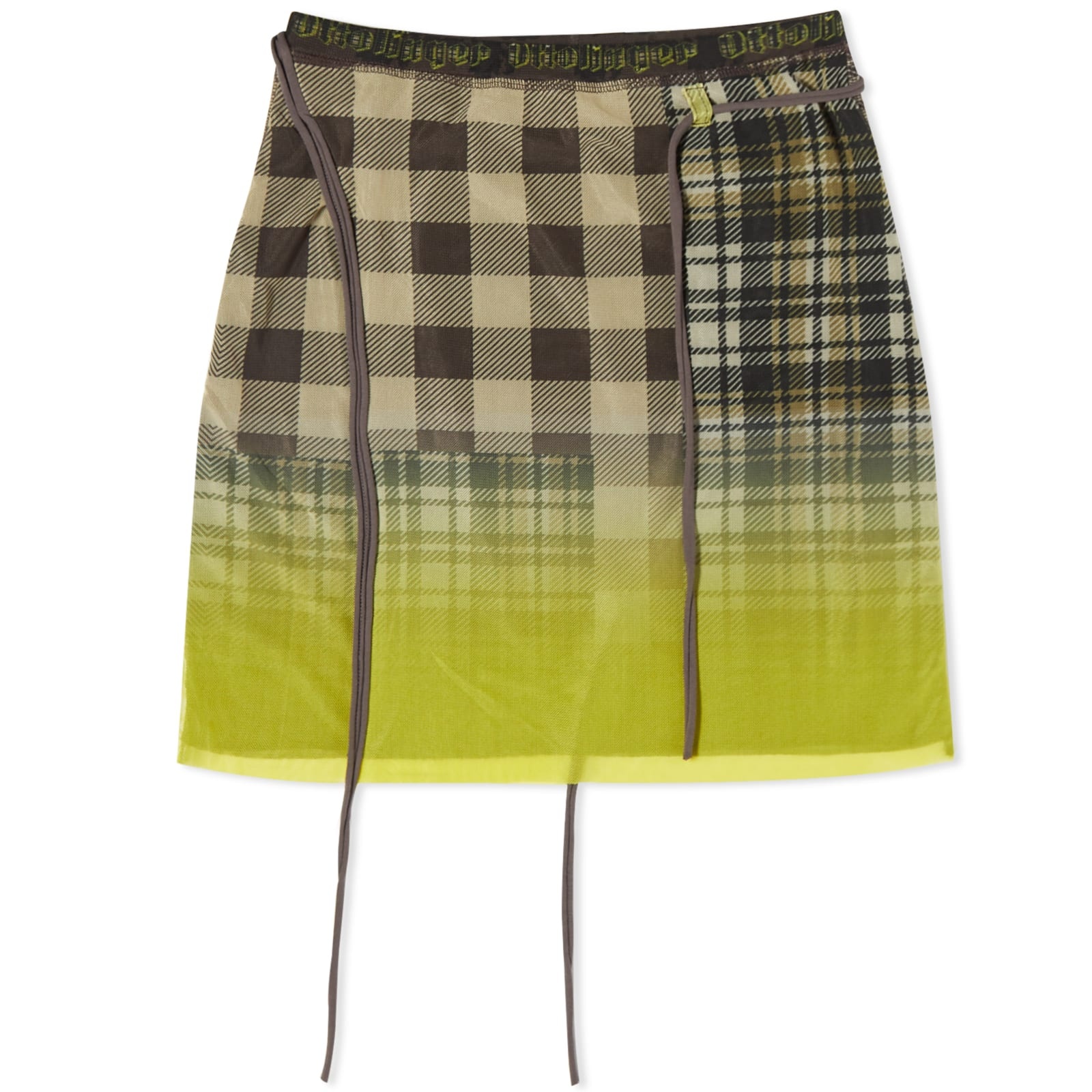 Ottolinger Mesh Wrap Mini Skirt - 1