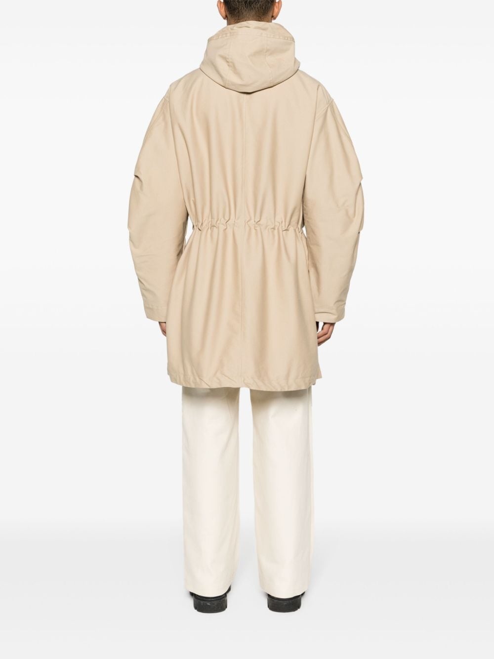 Le Parka Marrone hooded coat - 4