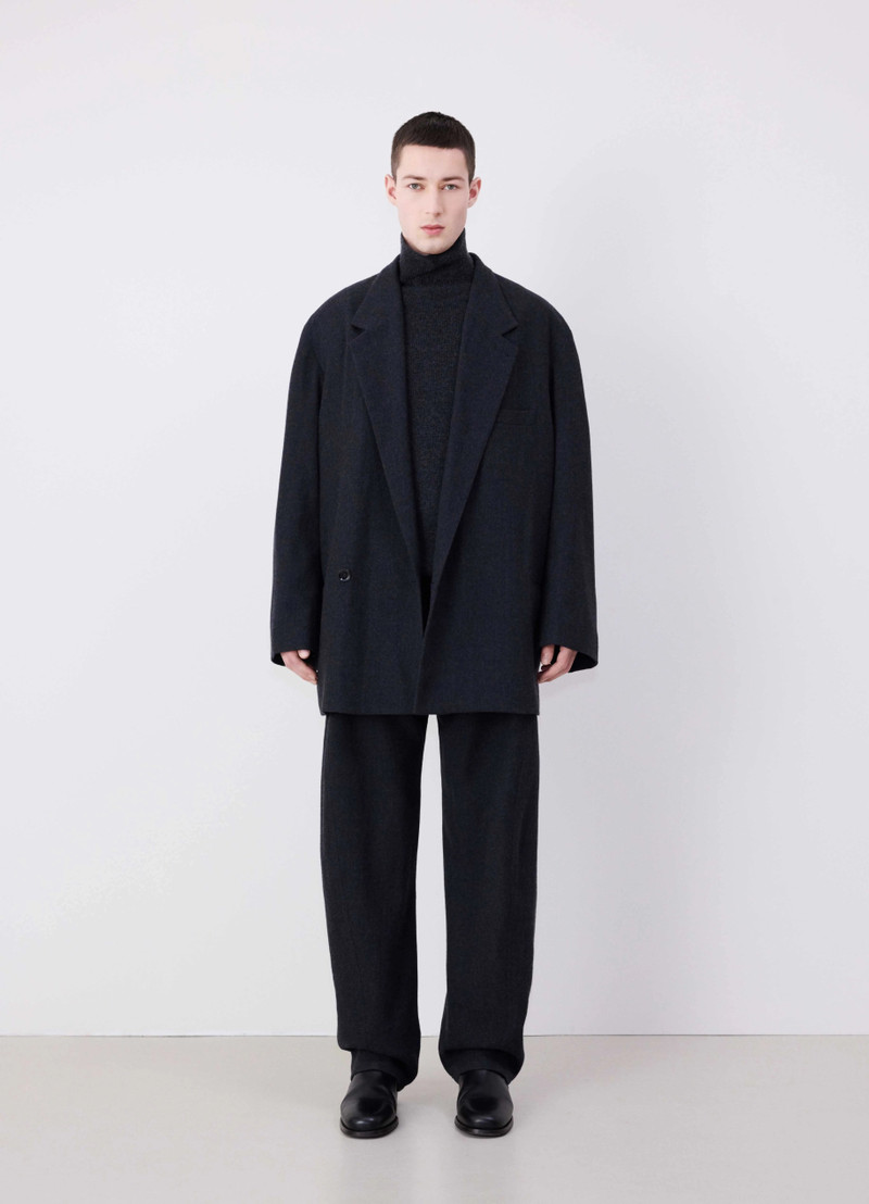 Lemaire SHORT MAXI DOUBLE BREASTED COAT | REVERSIBLE