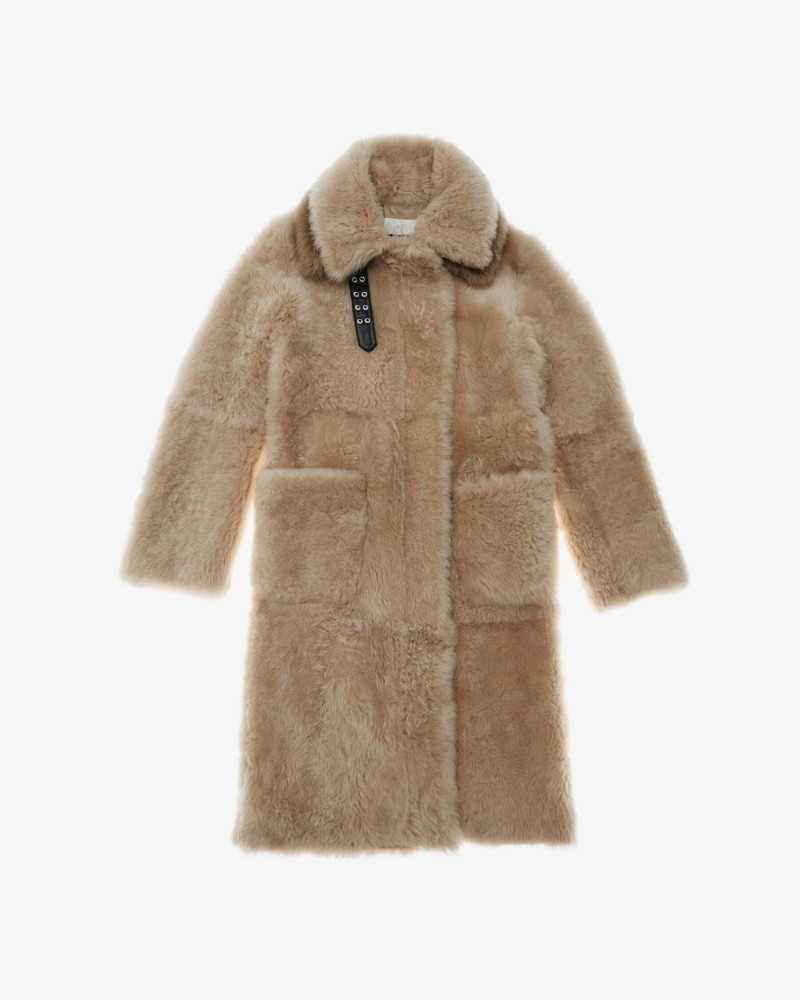 RIBBED SHEARLING COAT 1