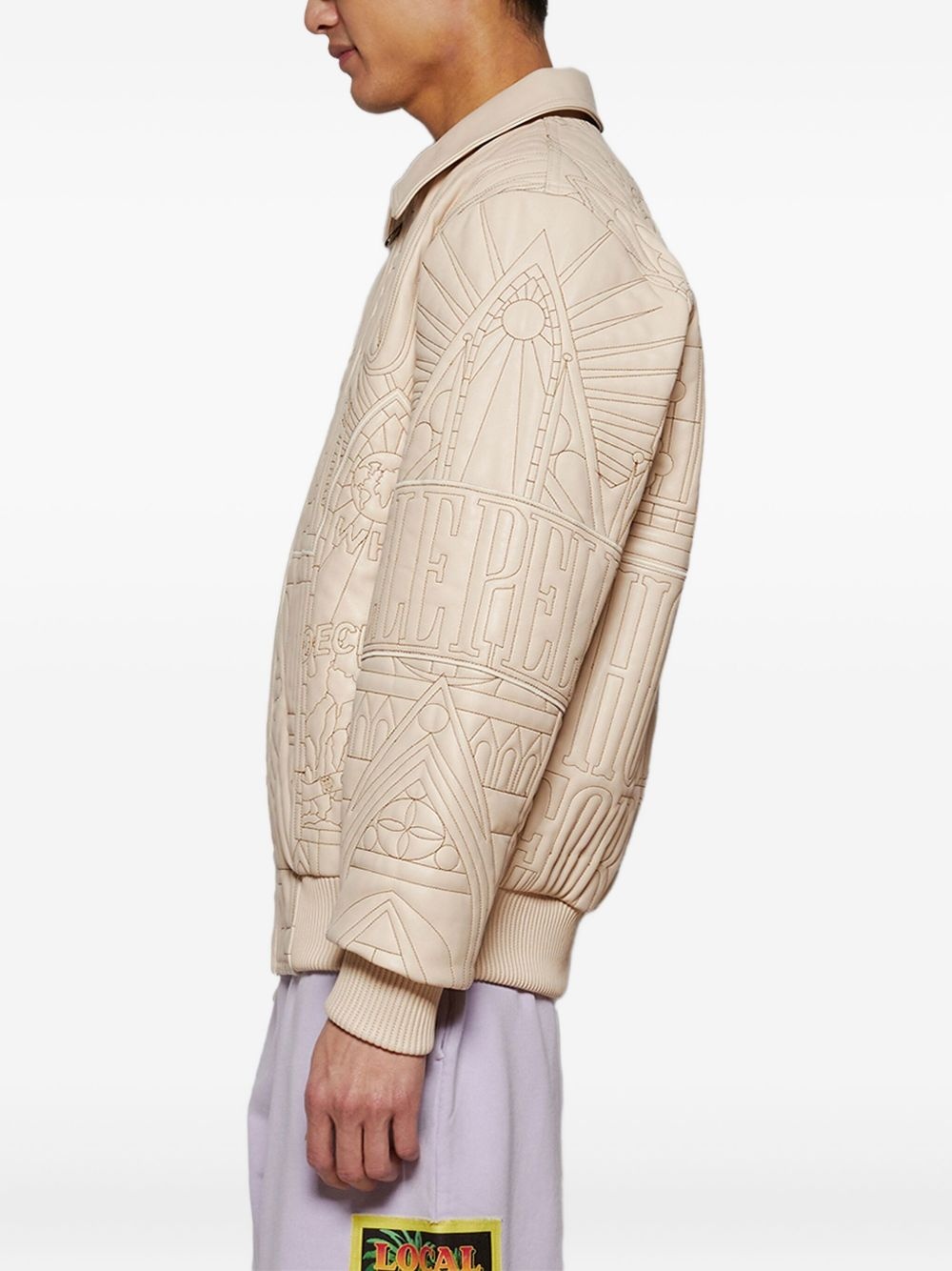 x Pelle Pelle Cathedral quilted bomber jacket - 3