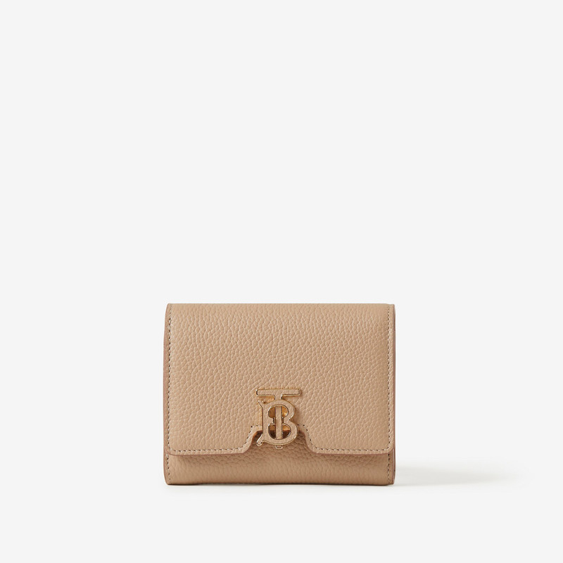 Grainy Leather TB Folding Wallet 1