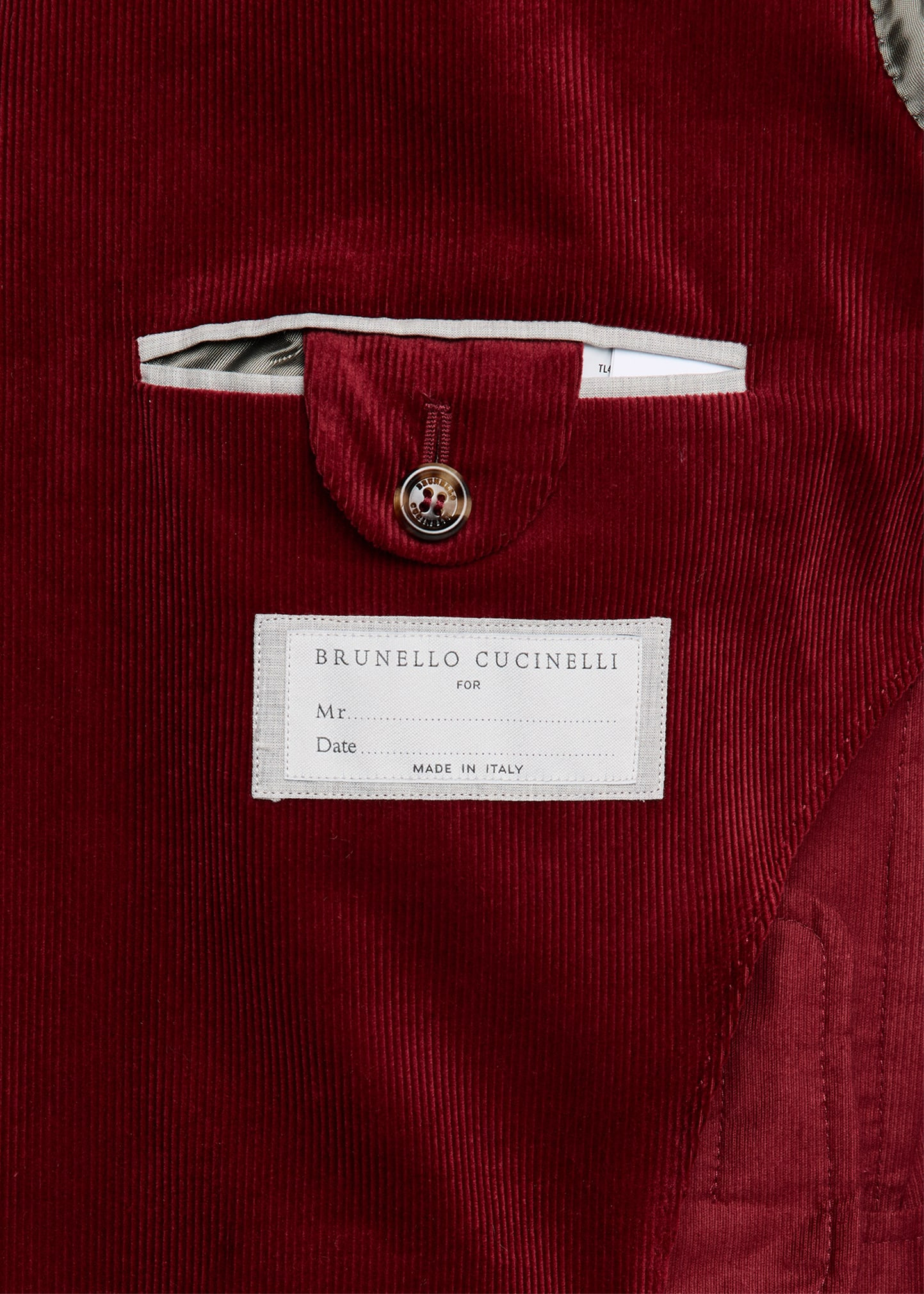 Men's Sea Island Cotton Corduroy Deconstructed Blazer - 5