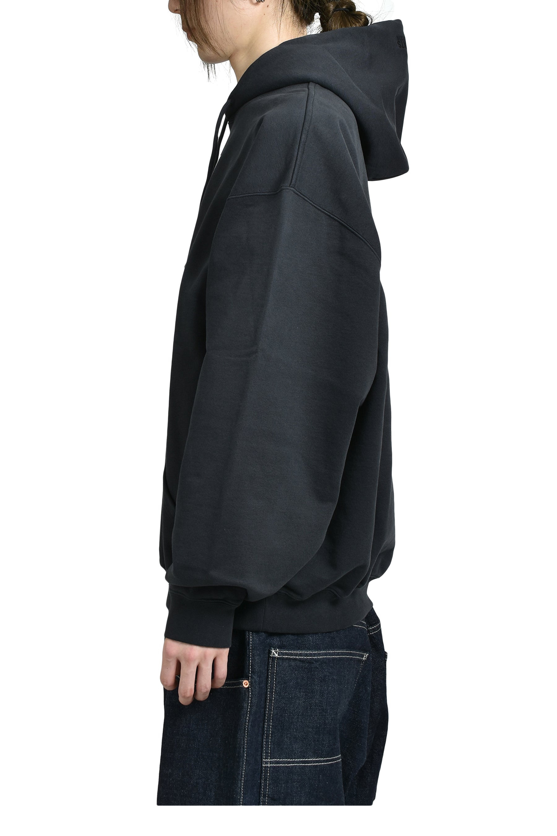 POLIZEI OVERSIZED HOODIE / WASHED BLK - 3