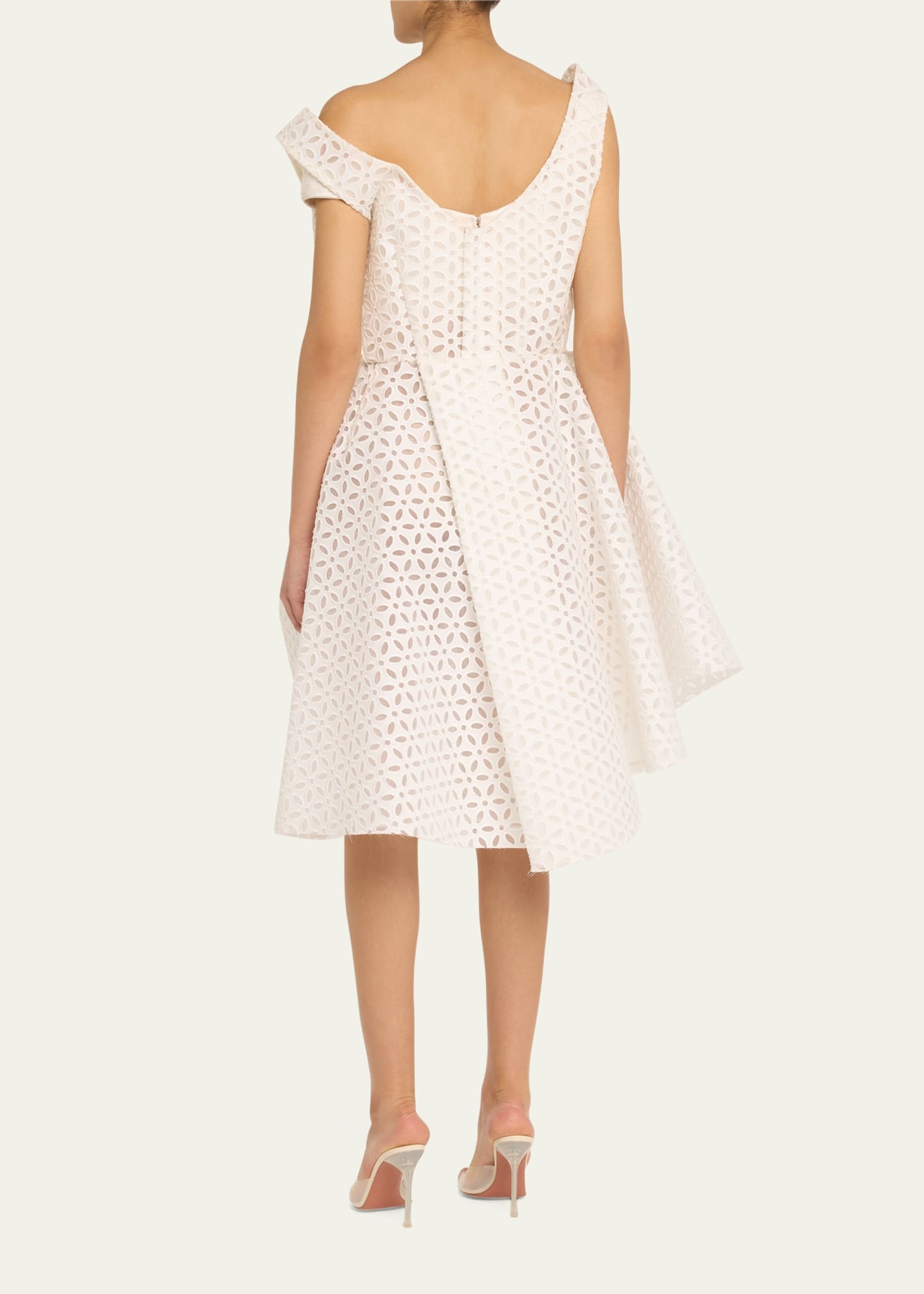 Eyelet Structured Dress - 3
