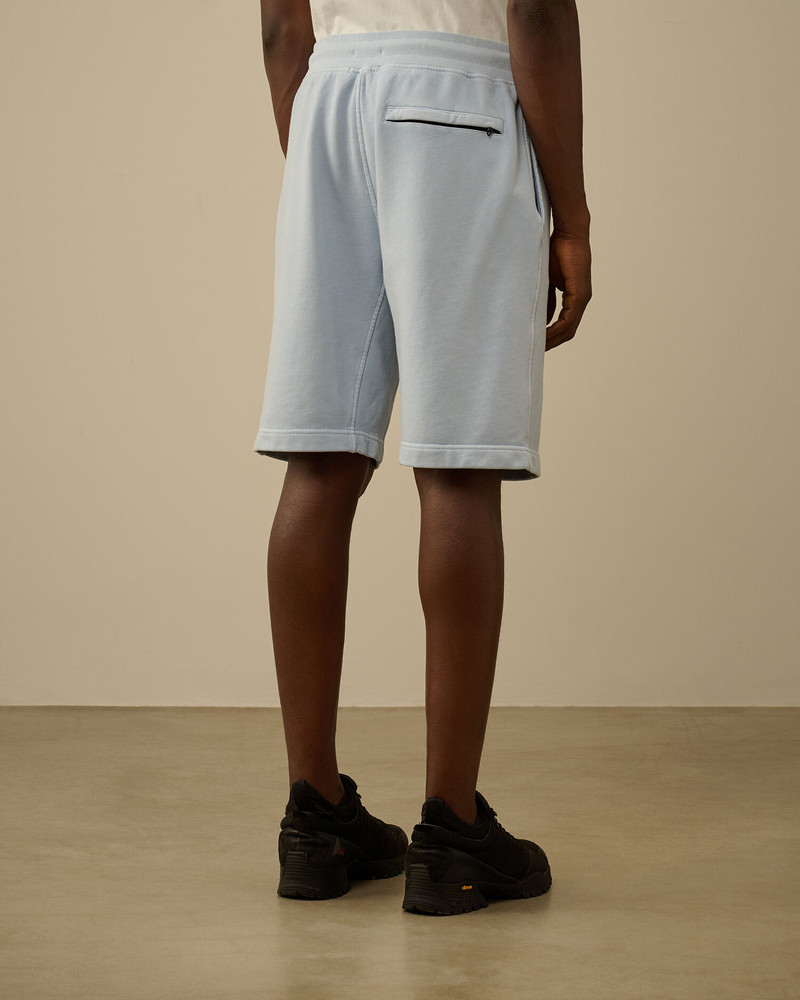 Cotton Diagonal Fleece Logo Shorts 4