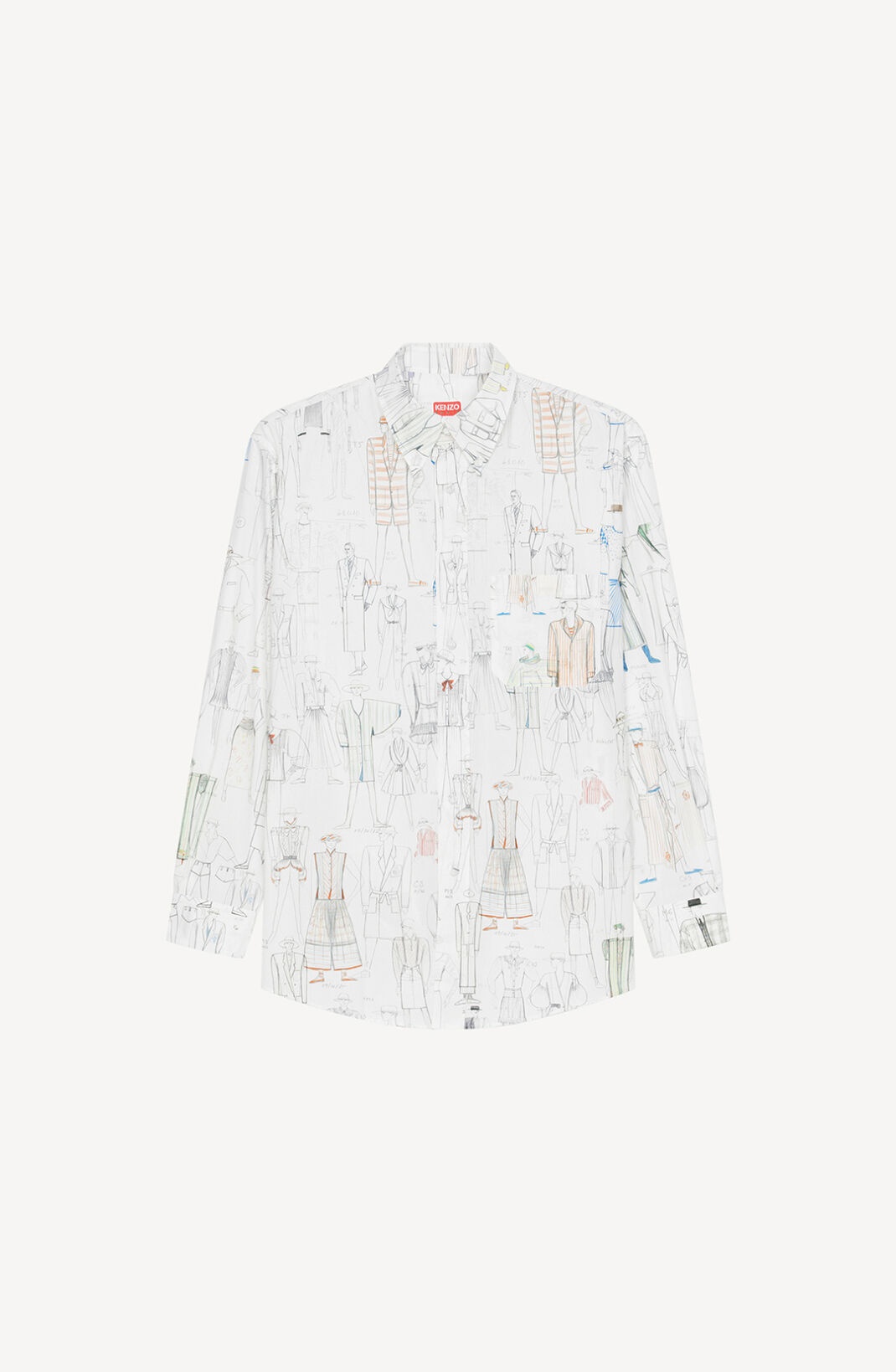 'KENZO Sketch' casual shirt - 1