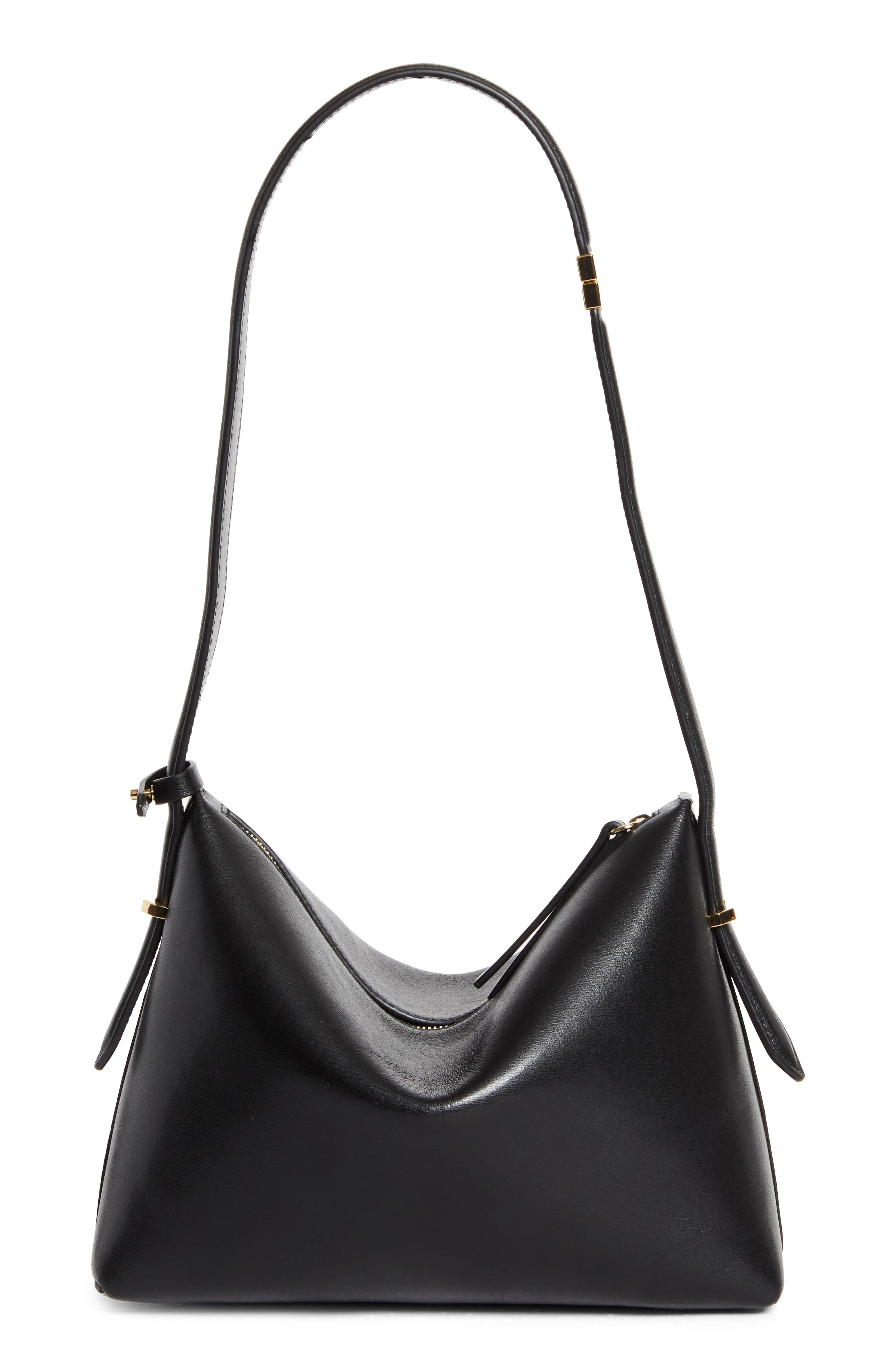 TOTEME Scoop Leather Clutch in Black at Nordstrom - 4