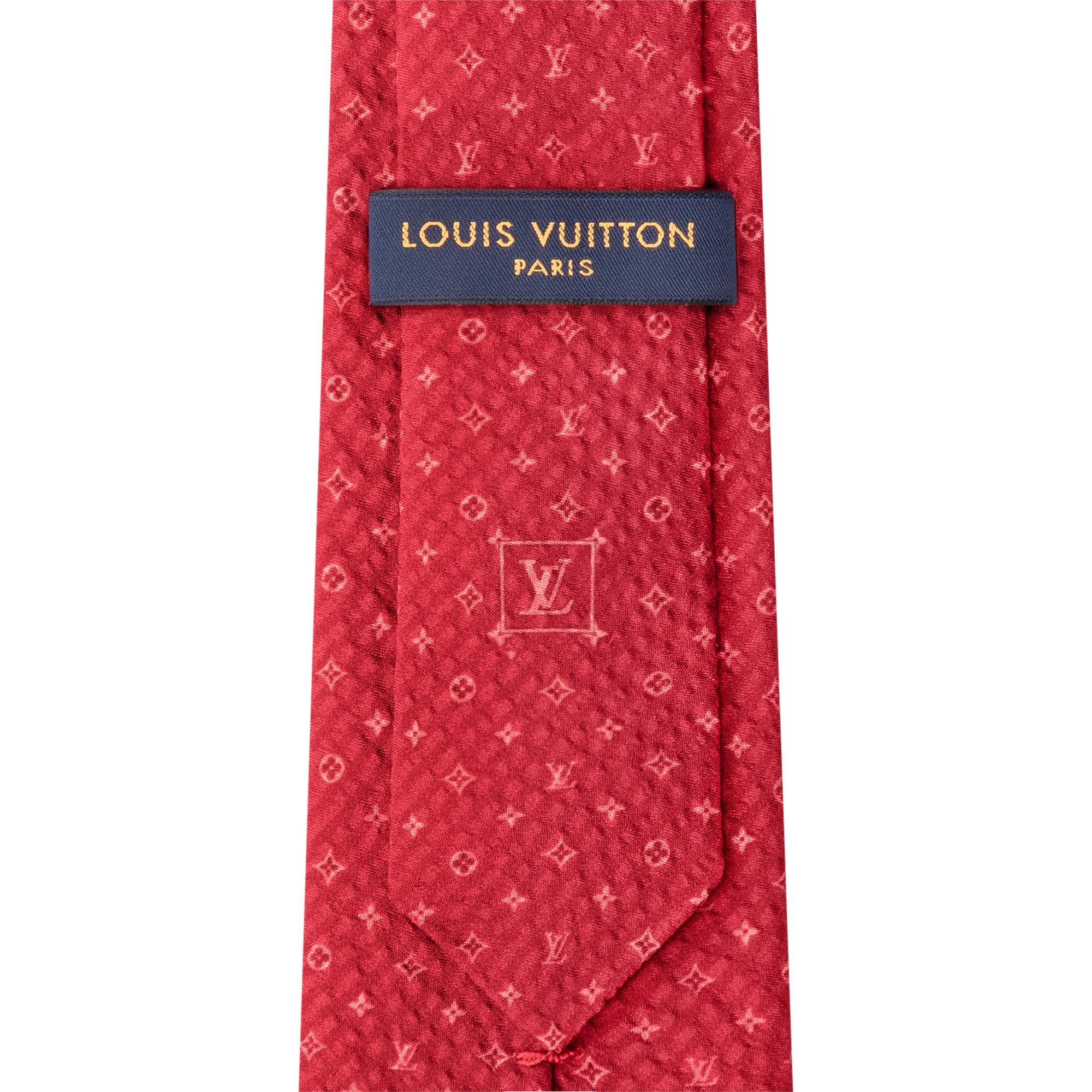 Monogram Relief Tie - 3