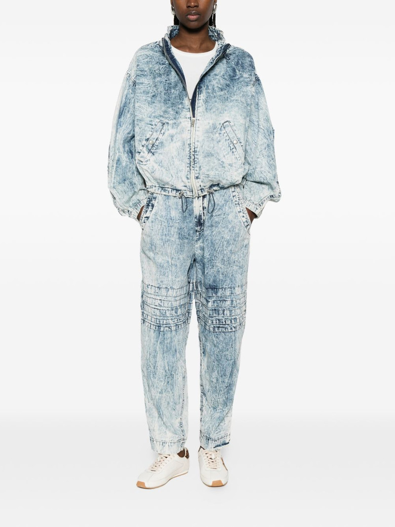 Isabel Marant Étoile elasticated-waistband tapered jeans outlook