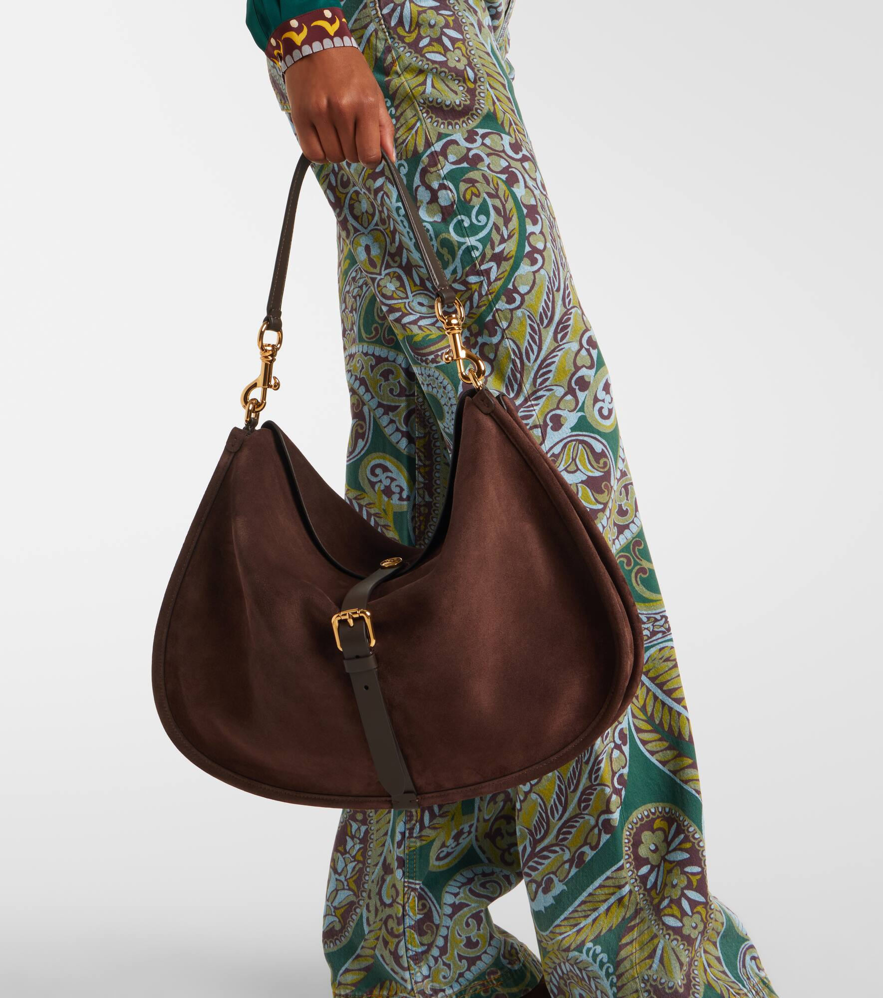 Pony Small suede tote bag - 2