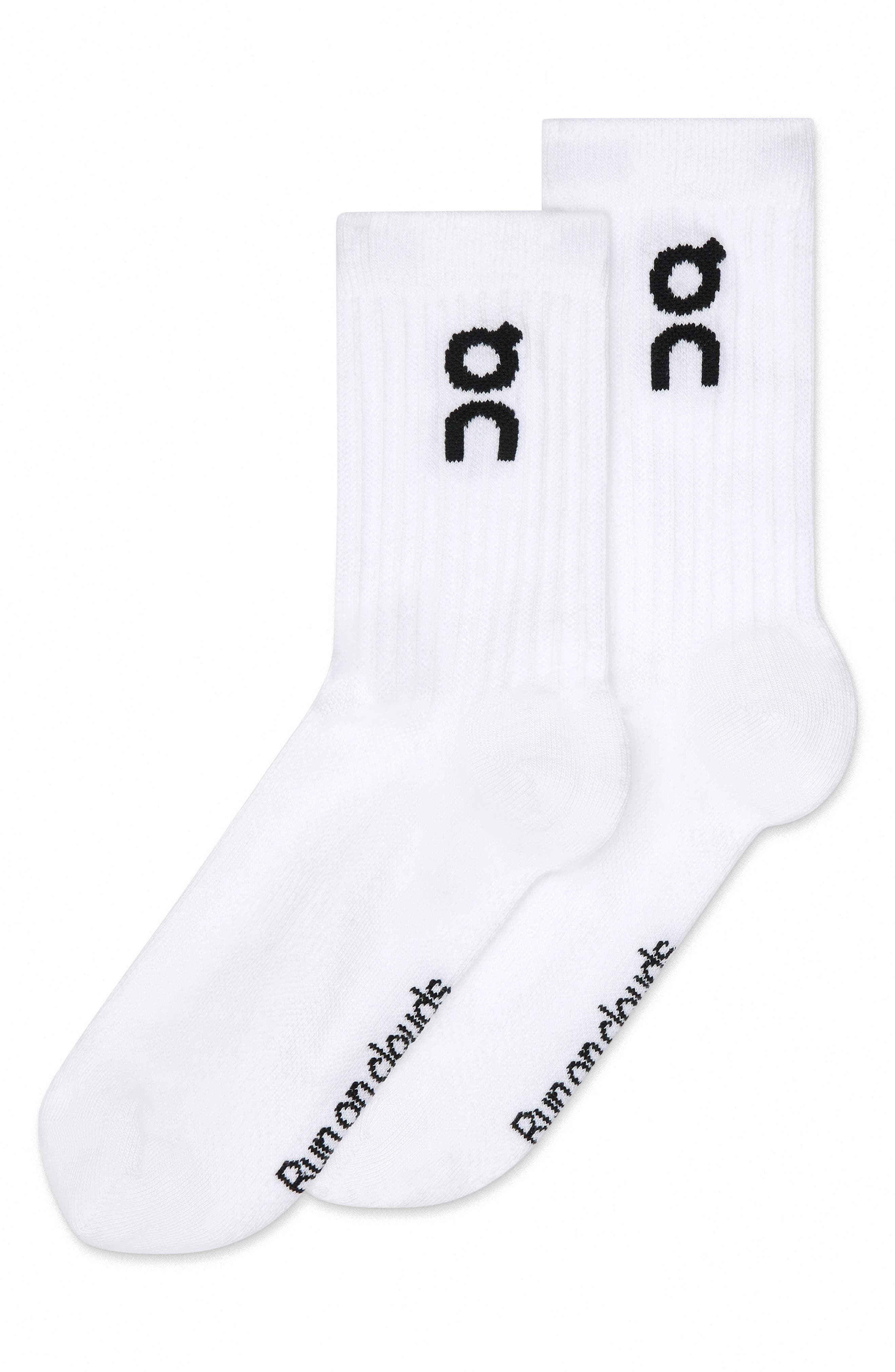 On 2-Pack Logo Crew Socks in White at Nordstrom - 1