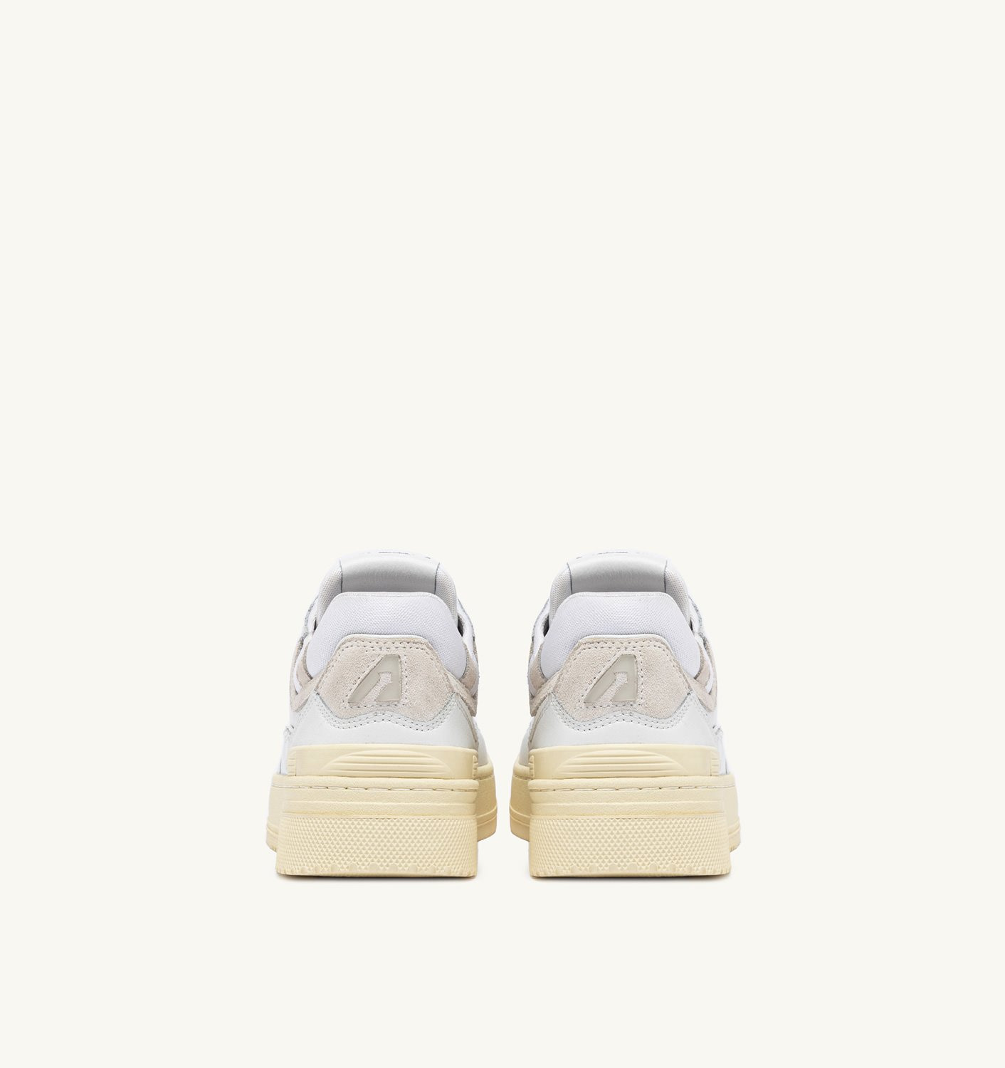 CLC LOW SNEAKERS IN WHITE LEATHER AND SUEDE - 3