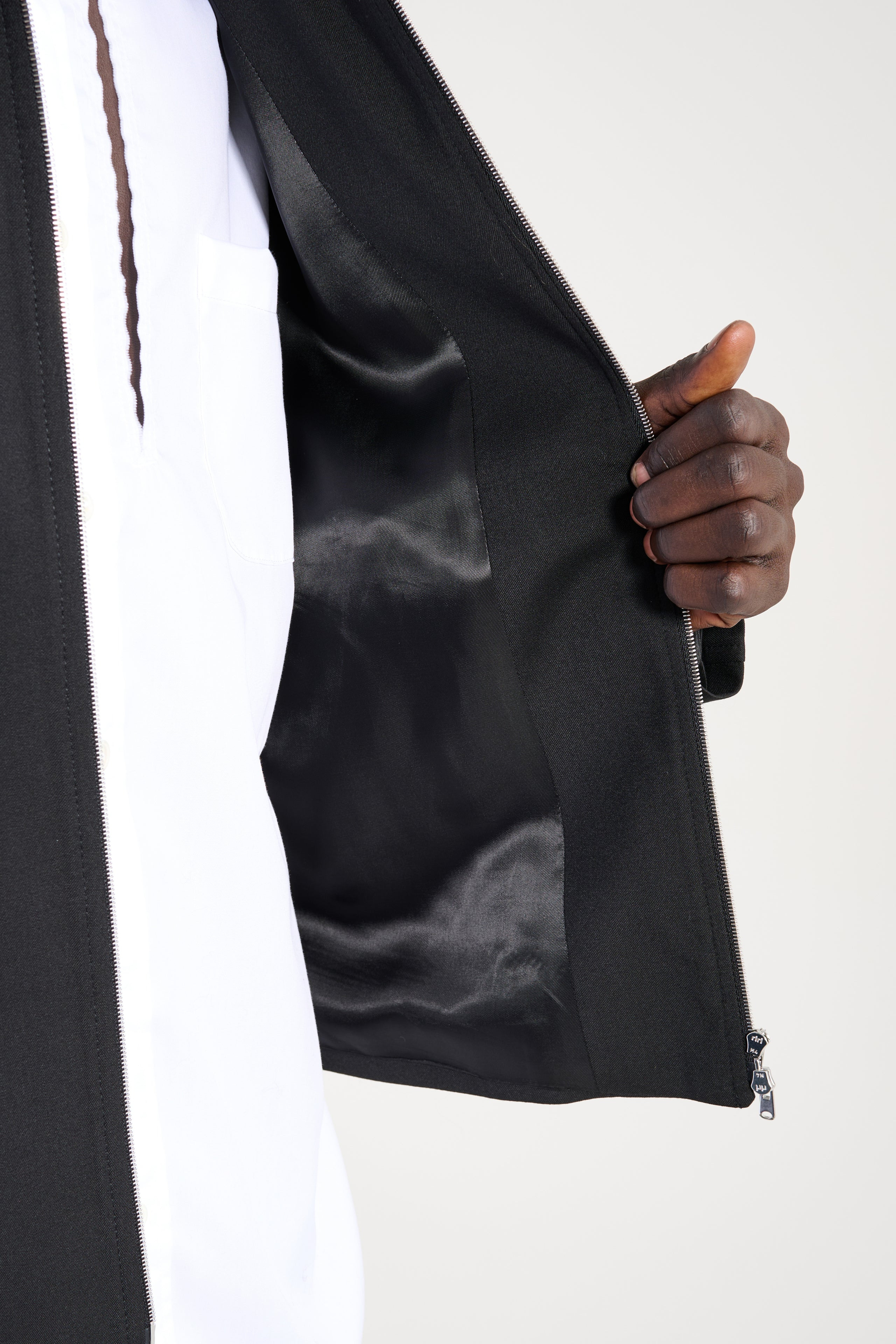 OUR LEGACY MINI JACKET WORSTED WOOL BLACK - 6