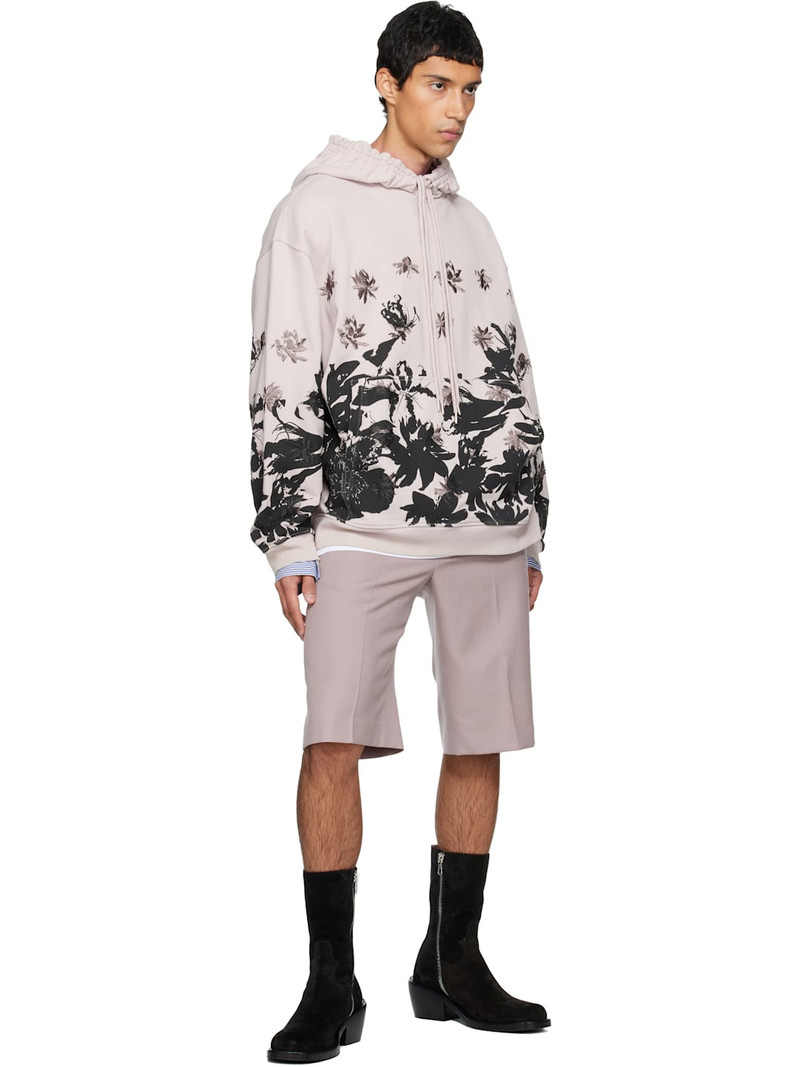 Dries Van Noten Pink Embroidered Hoodie outlook