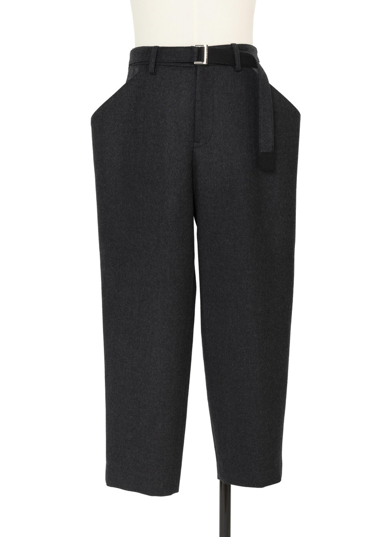 Wool Melton Pants 1