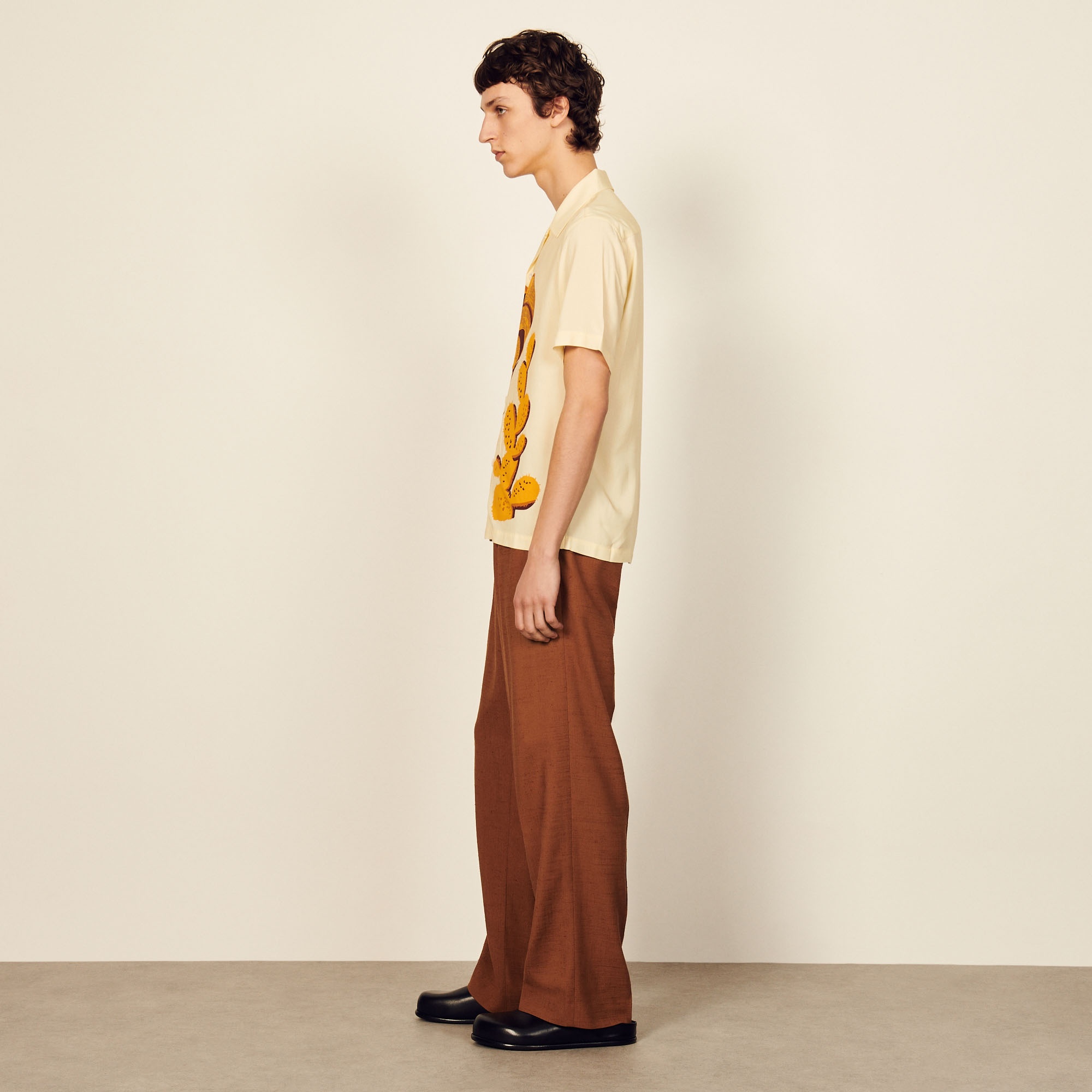 Flowing shirt with sombrero print - 4