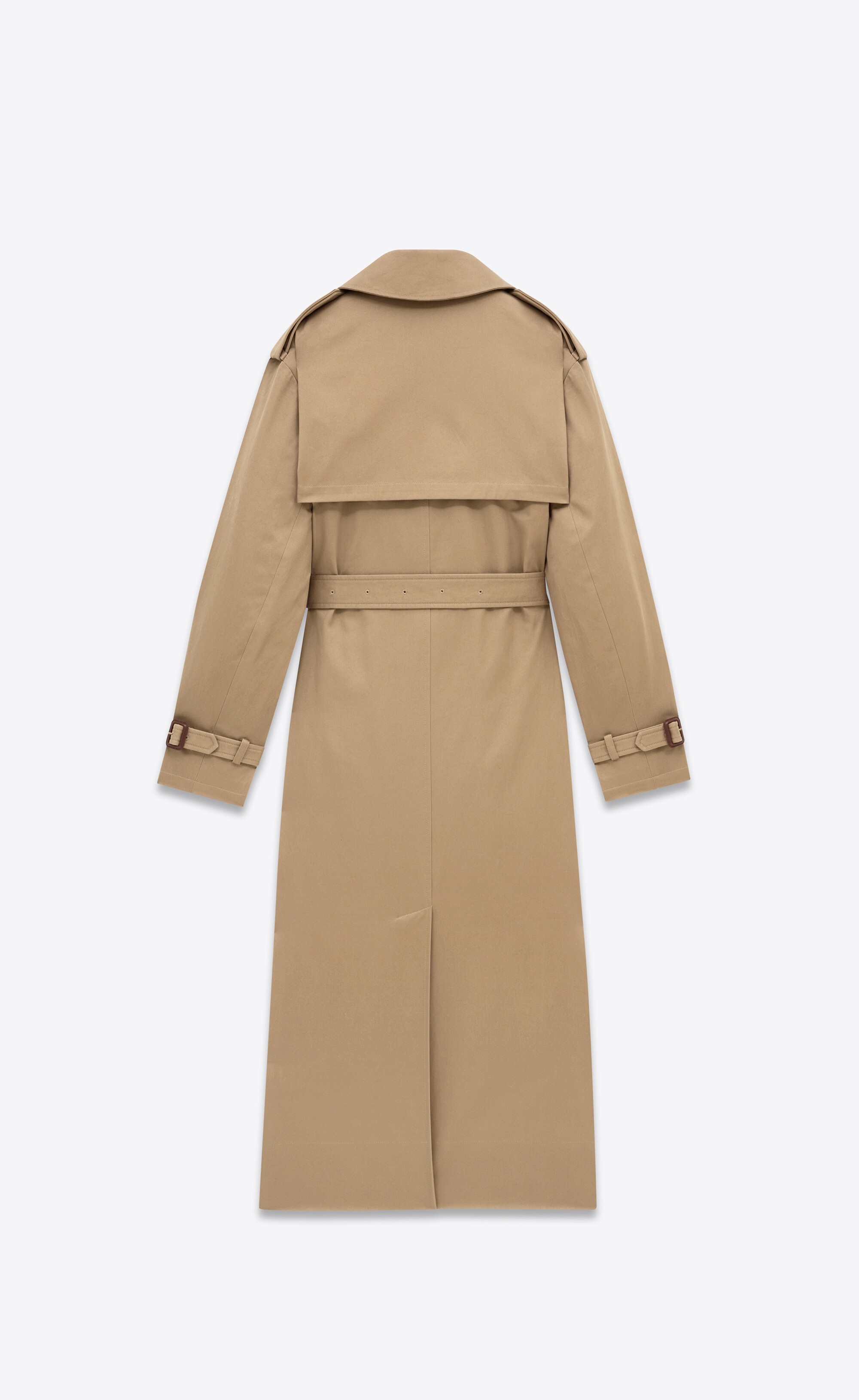 trench coat in cotton serge - 4