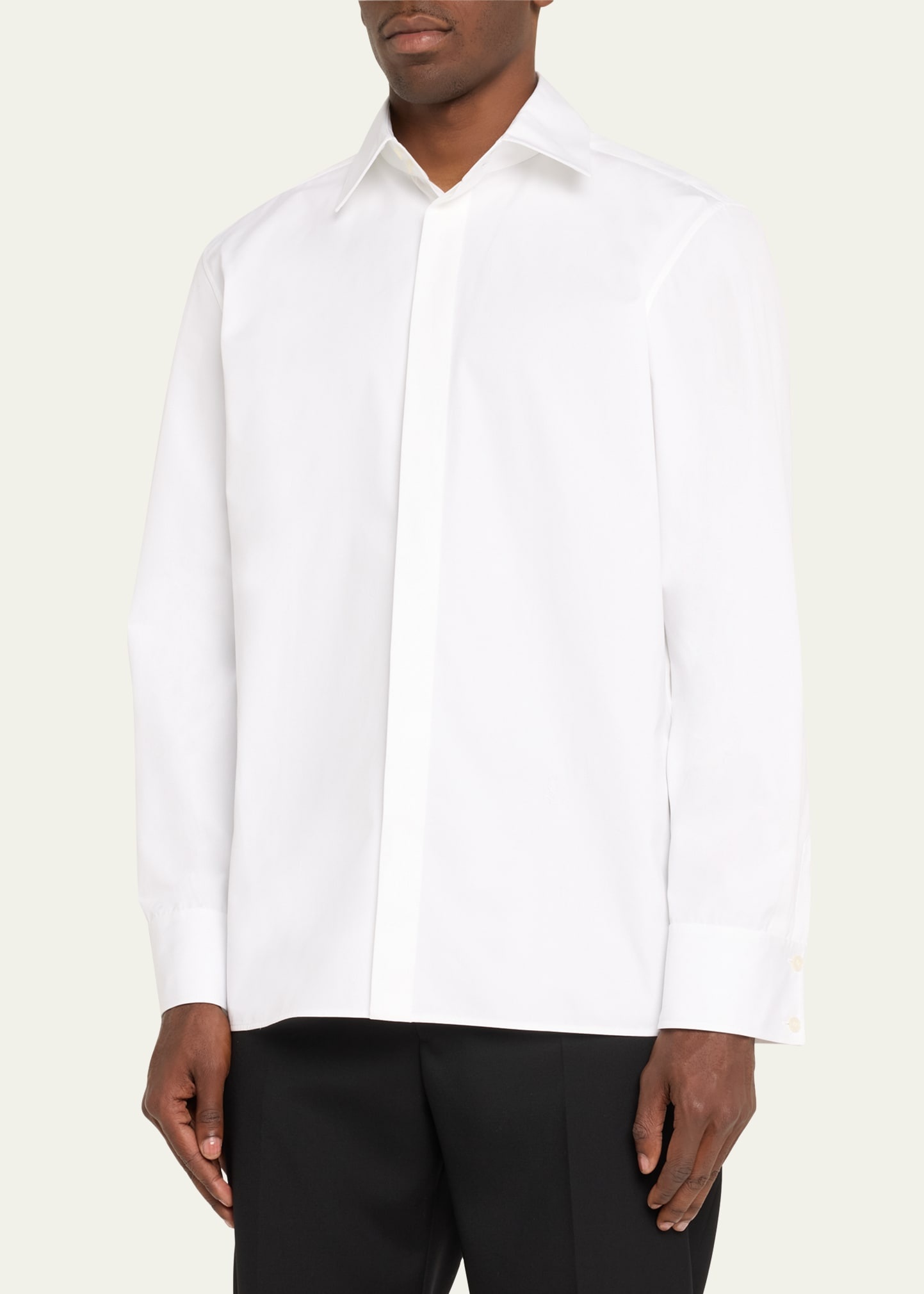 Men's Poplin Dress Shirt - 4