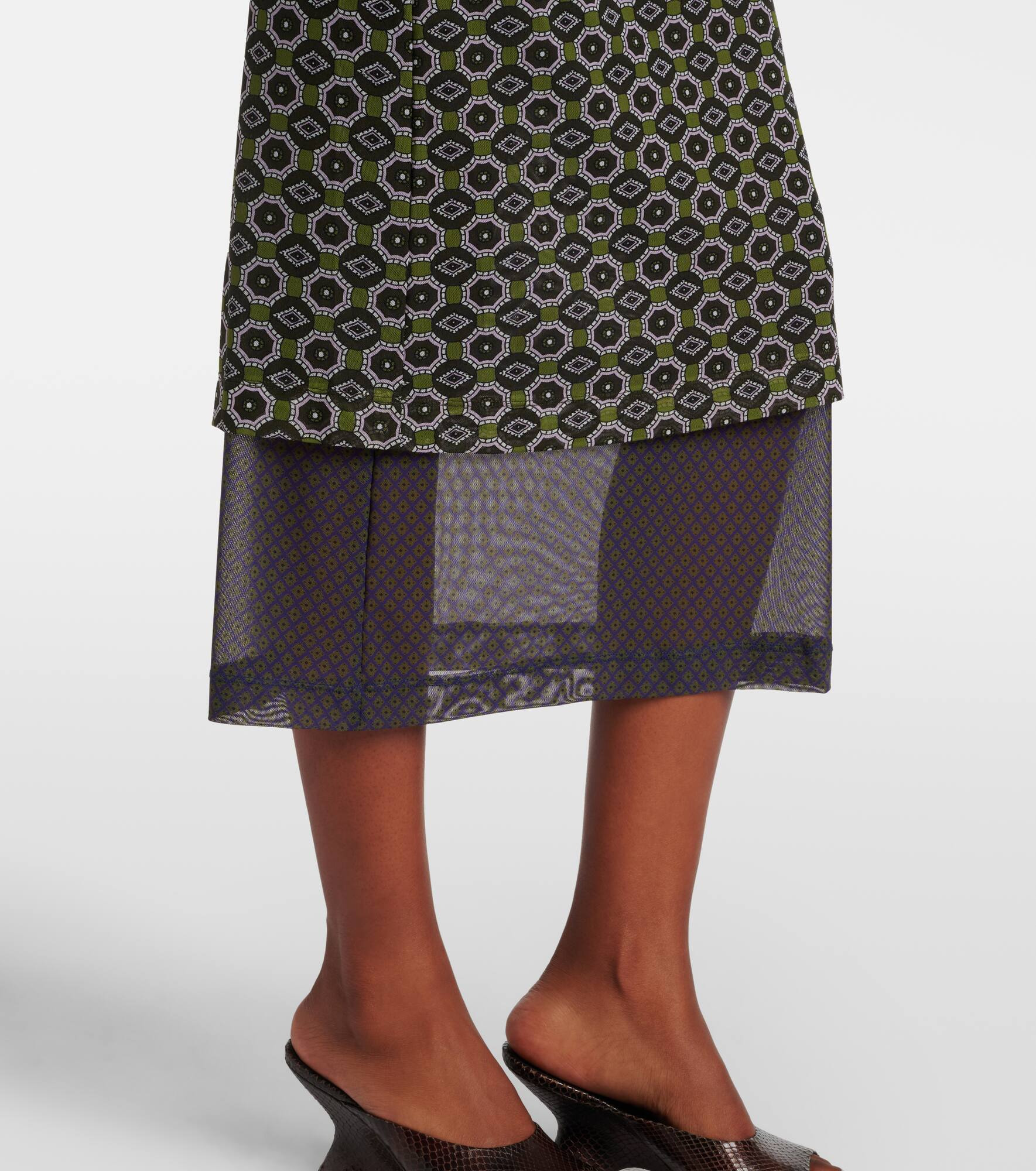 Printed midi dress - 5