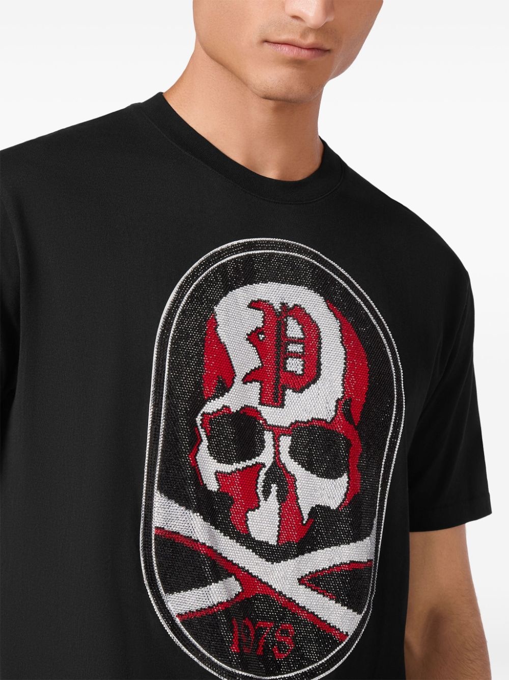 Skull&Bones-patch cotton t-shirt - 5