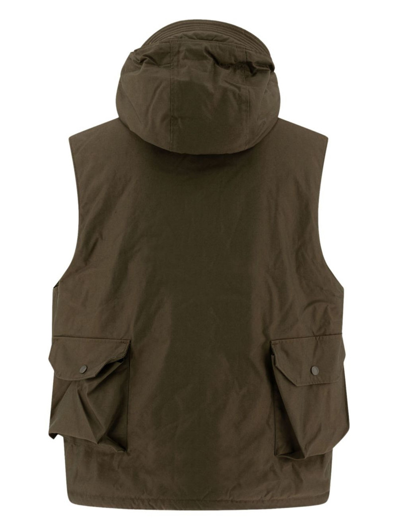 Engineered Garments hooded pocket gilet outlook