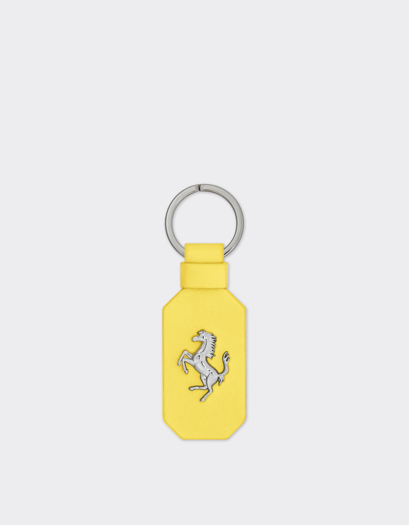 Leather keyring with Prancing Horse 1