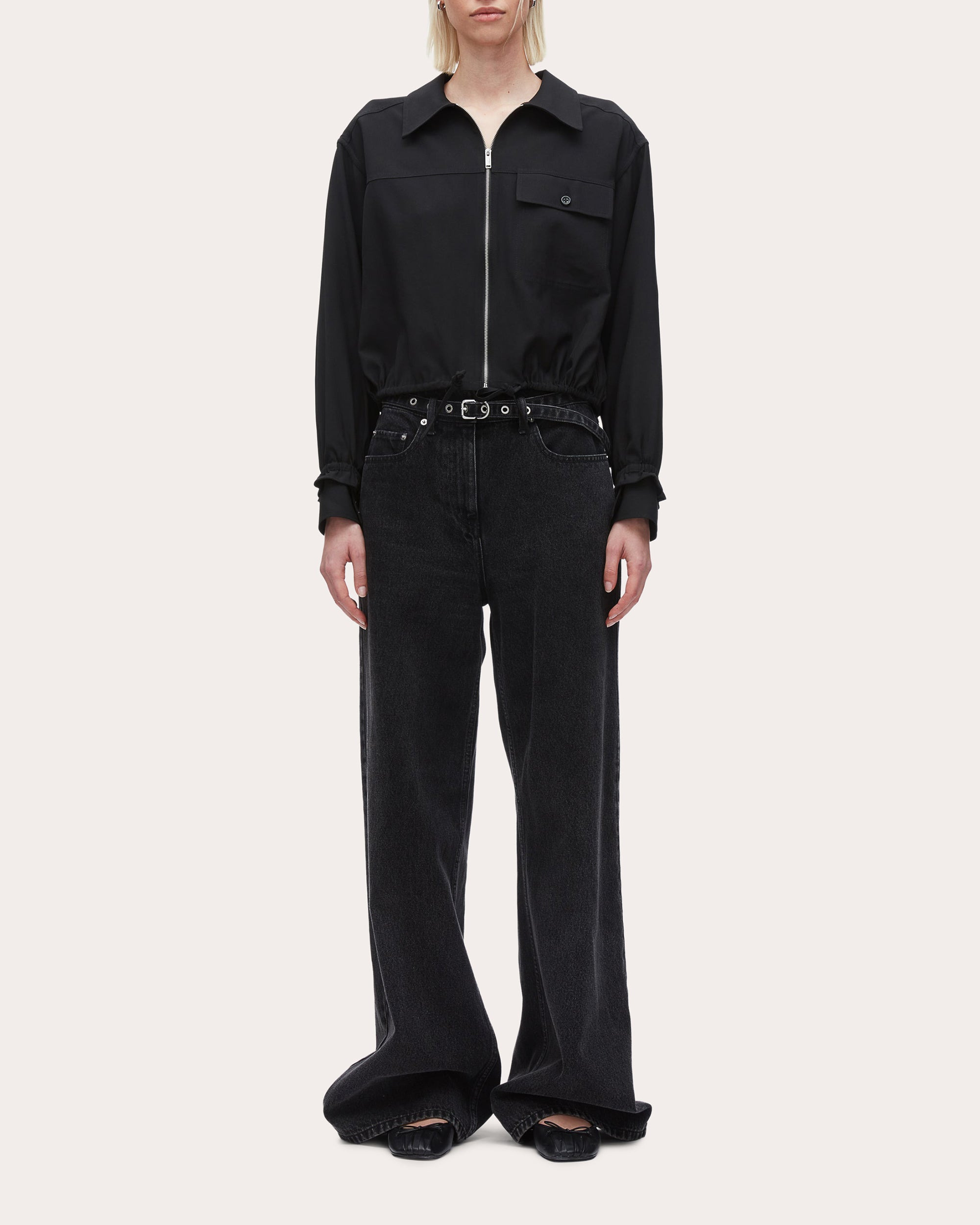 Cropped Woven Wool-Blend Shirt Jacket - 5