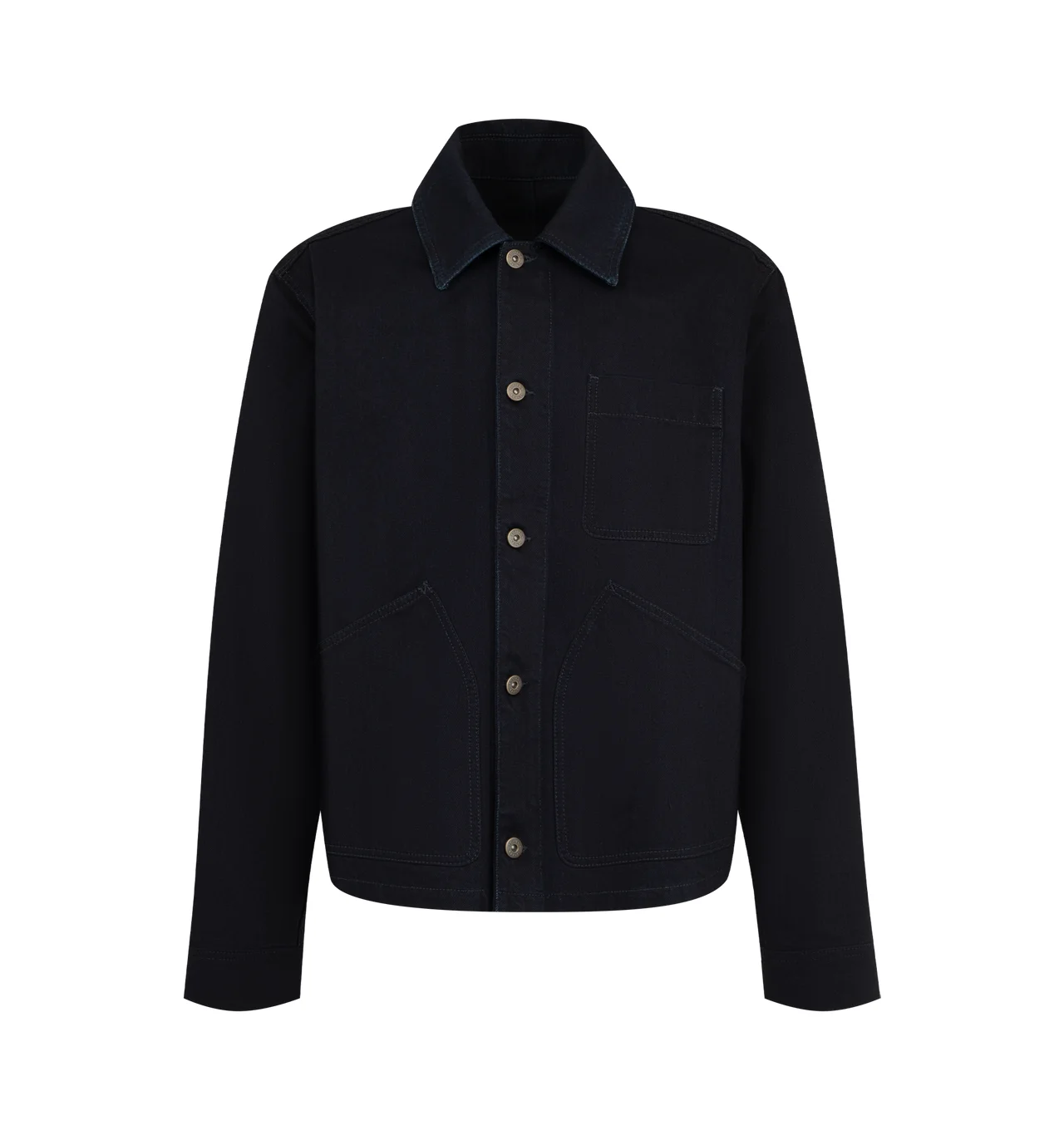 DARK INDIGO DENIM JACKET - 1