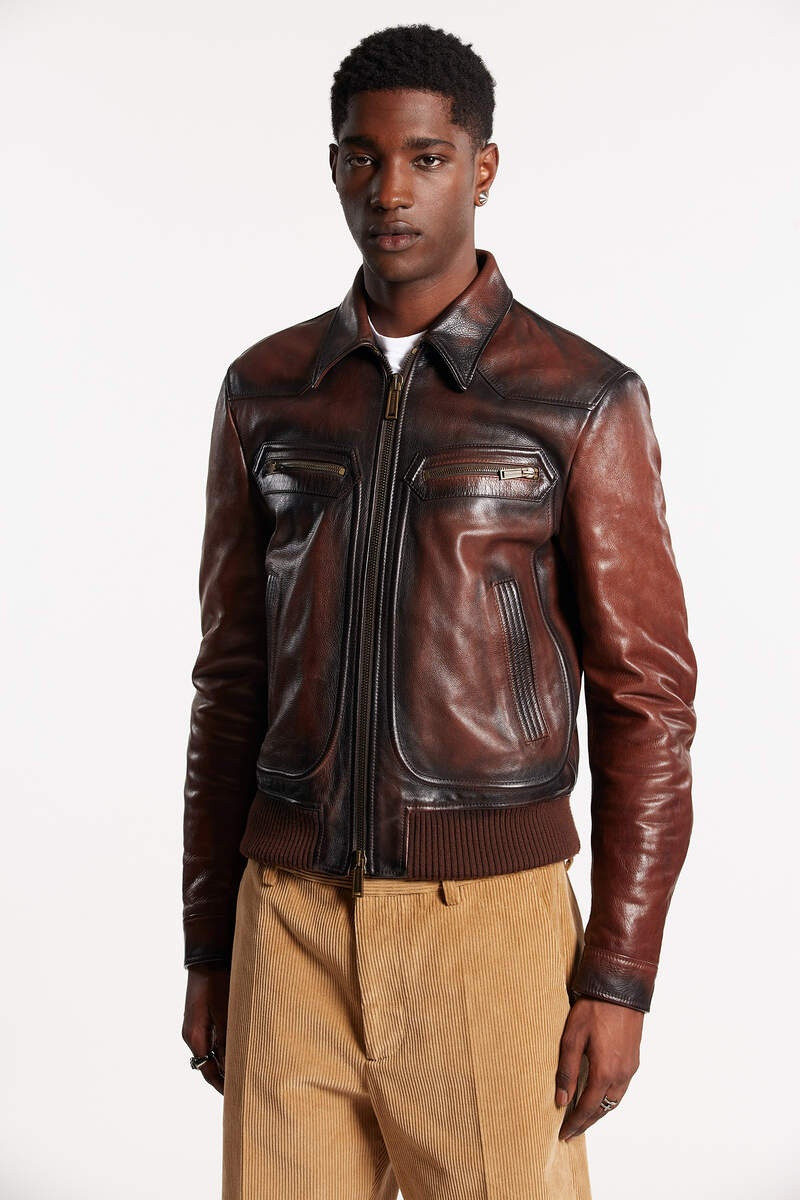 VINTAGE LEATHER JACKET 3