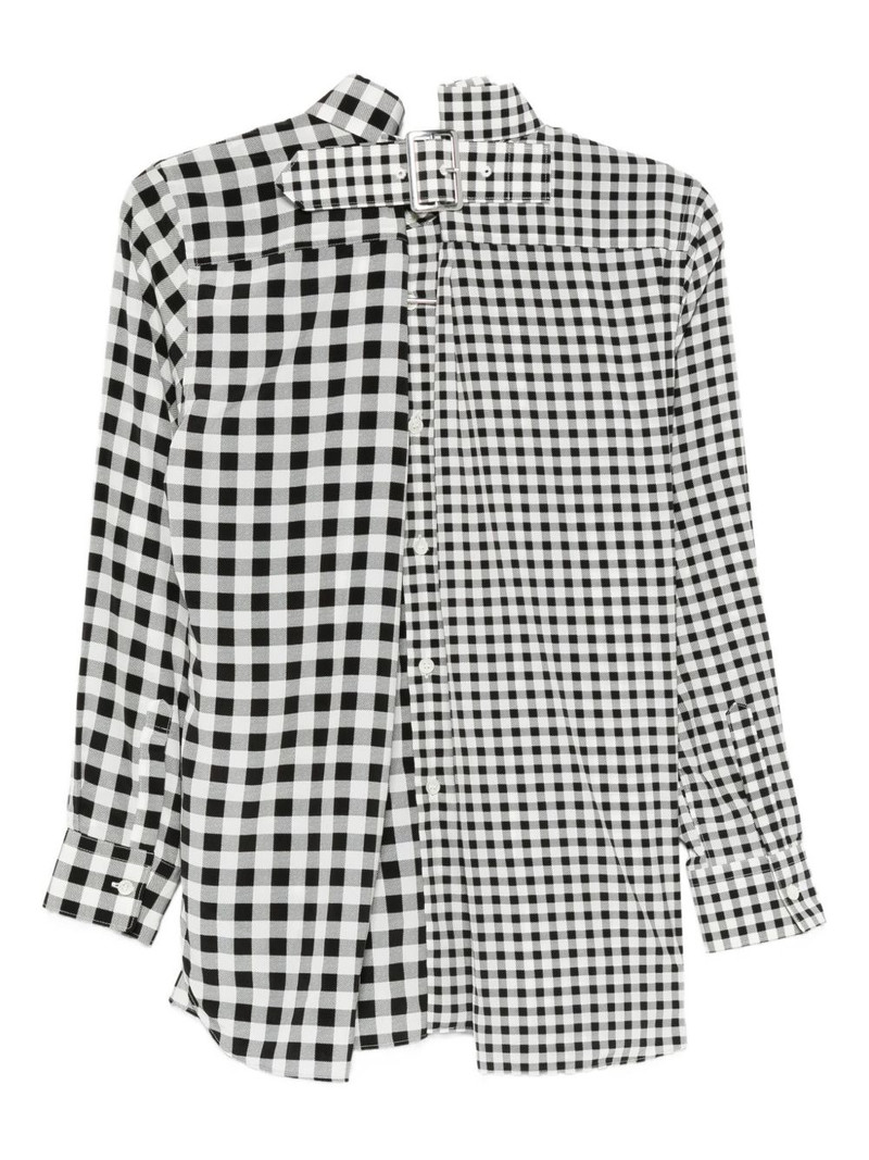 Comme Des Garçons gingham shirt outlook