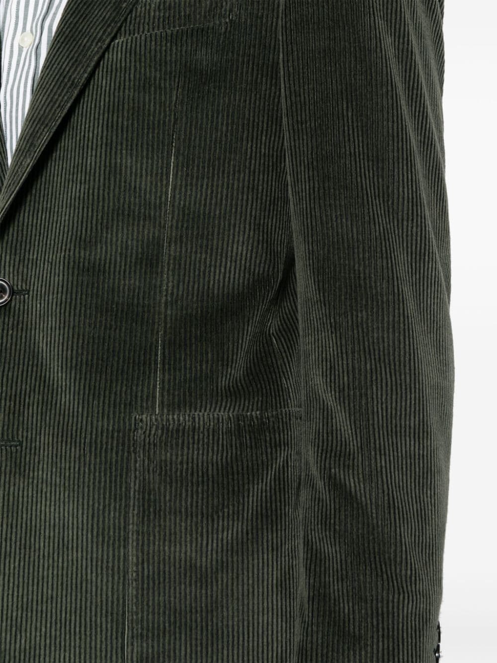 corduroy single-breasted suit - 5