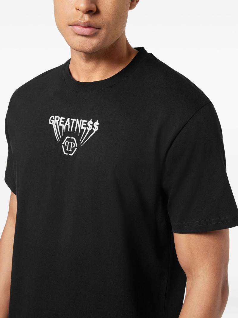 embroidered-logo T-shirt 5