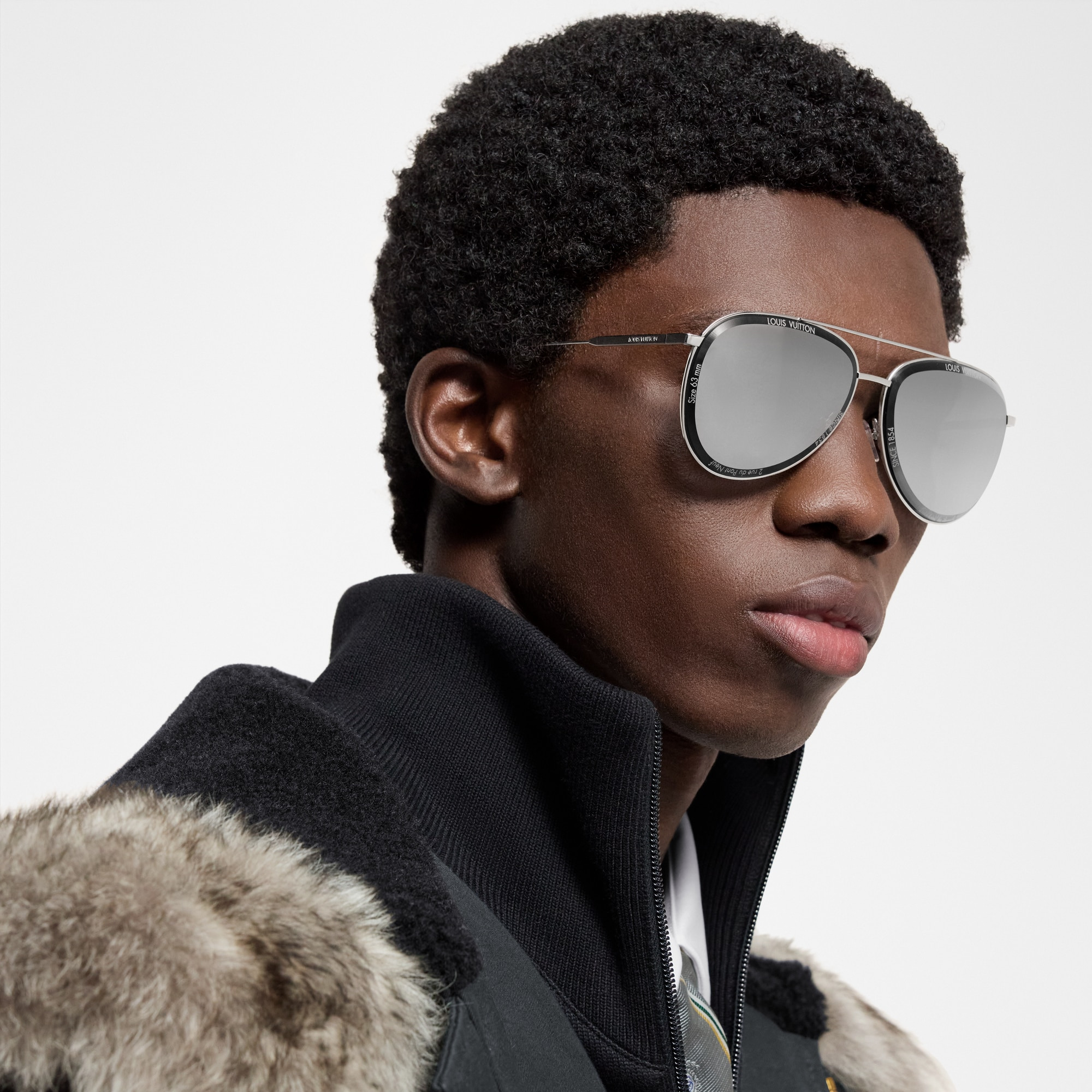 LV Super Vision Metal Pilot Sunglasses - 5