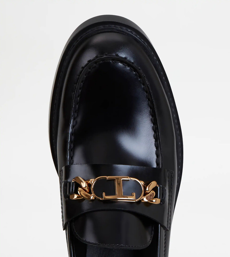 LOAFERS IN LEATHER - BLACK 5