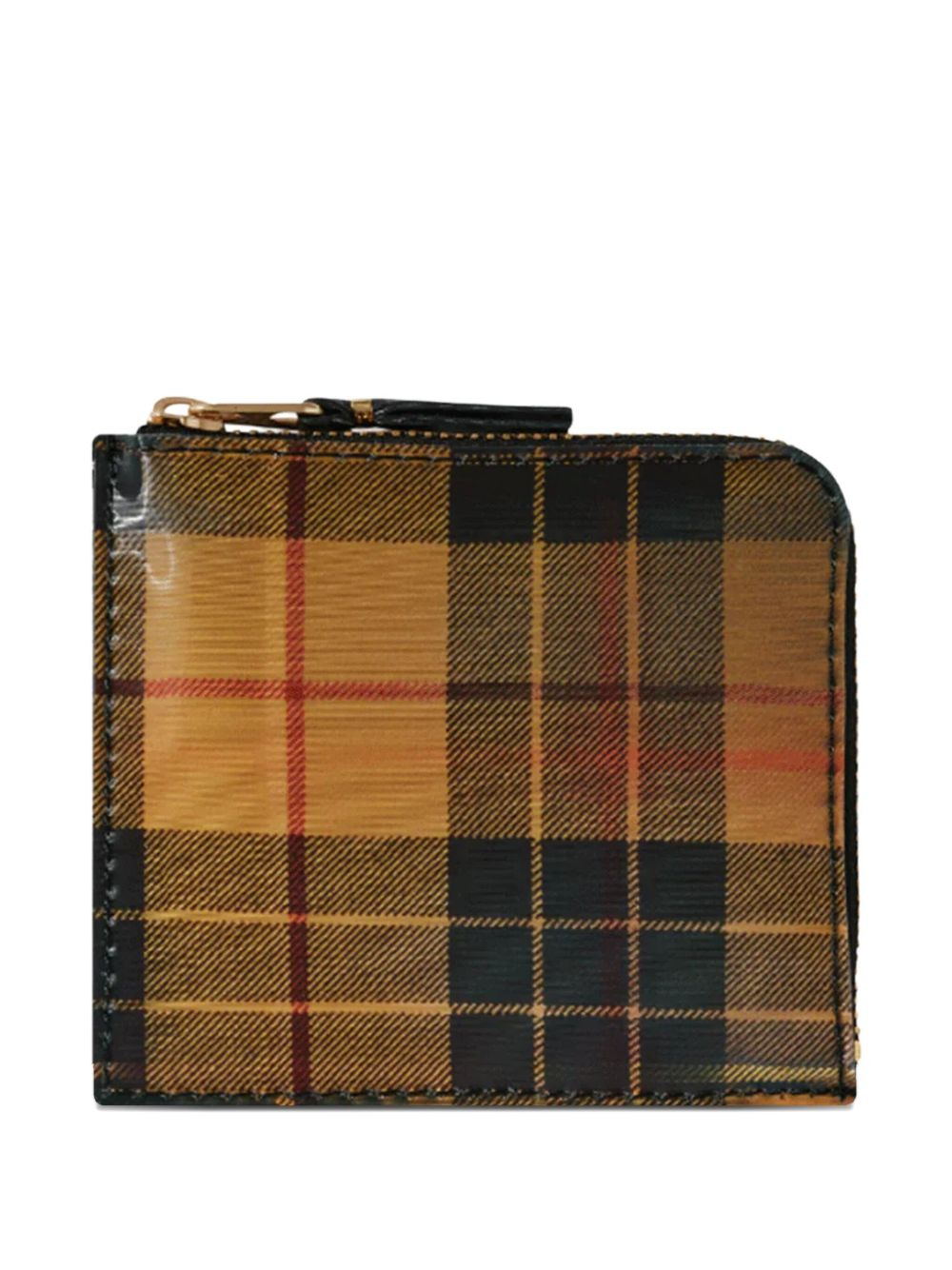 plaid-pattern wallet - 2
