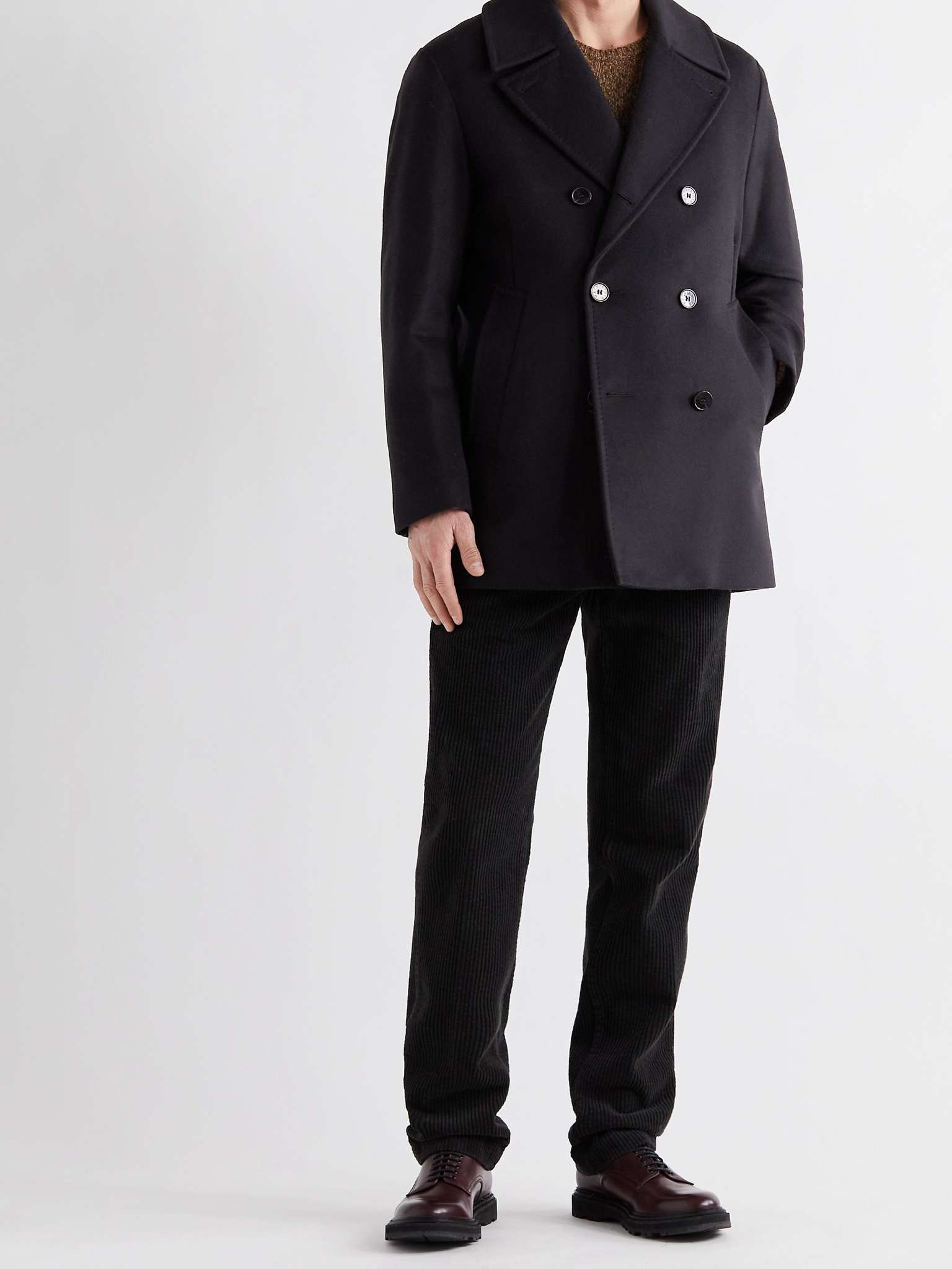 Dalton Wool and Cashmere-Blend Peacoat - 2