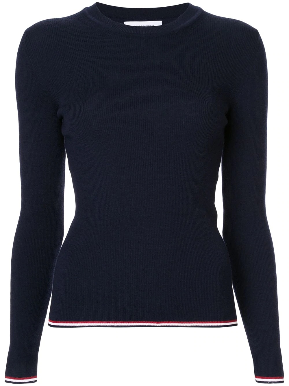 Rwb stripe crew neck sweater - 1