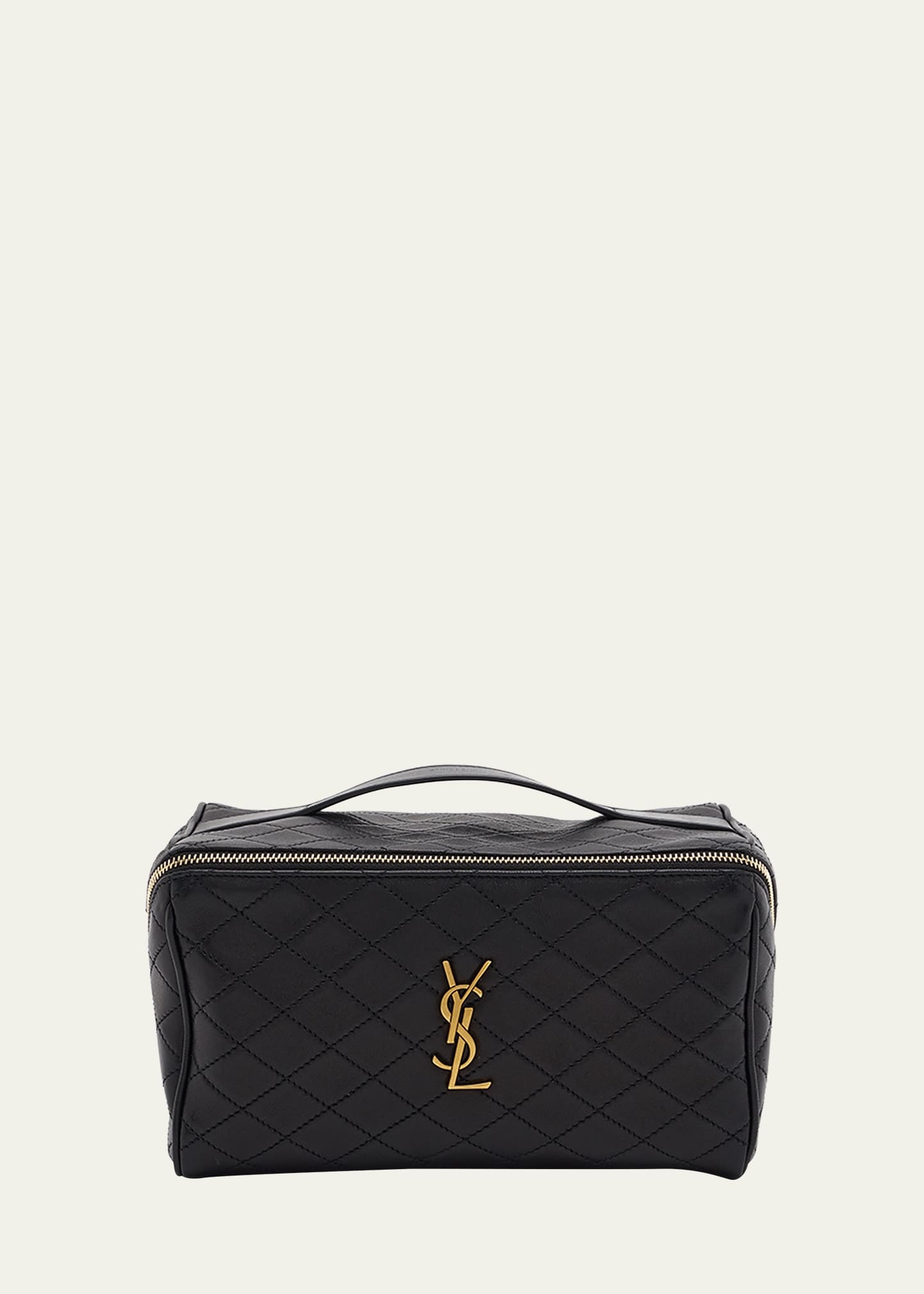 YSL Quilted Leather Vanity Case - 1