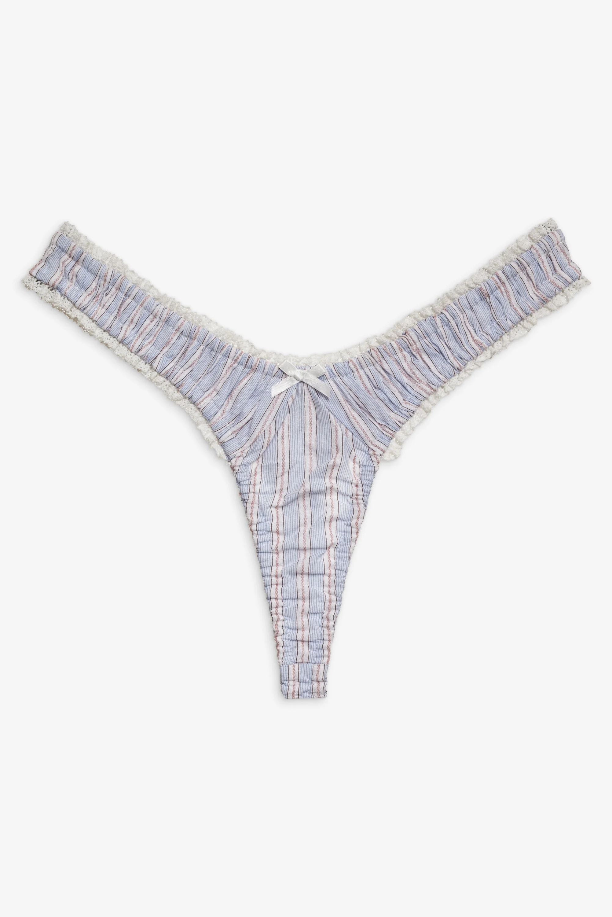 Lakeside Stripe Thong Panty - 1