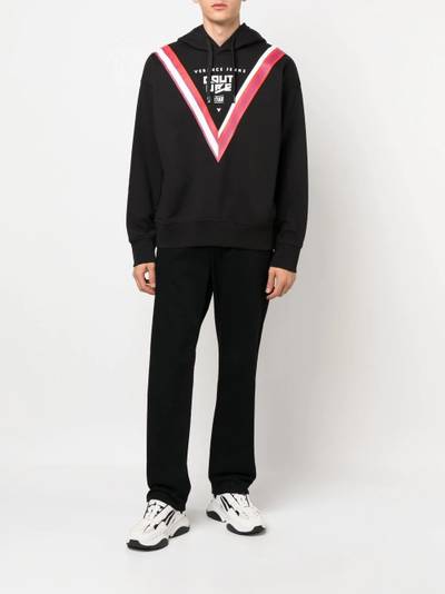 VERSACE JEANS COUTURE logo-print hoodie outlook