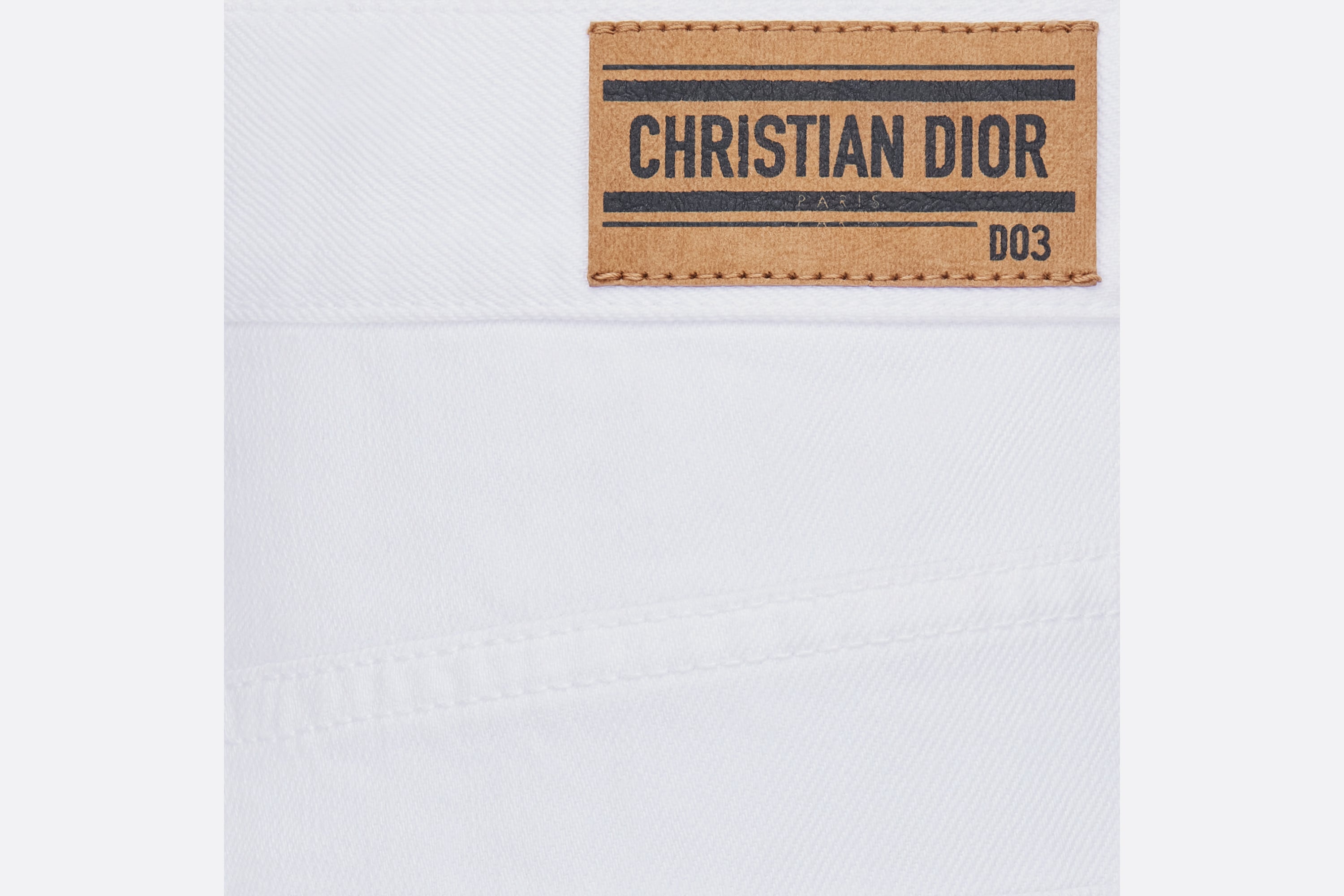 Dior 8 Straight Cropped Jeans, D03 - 3
