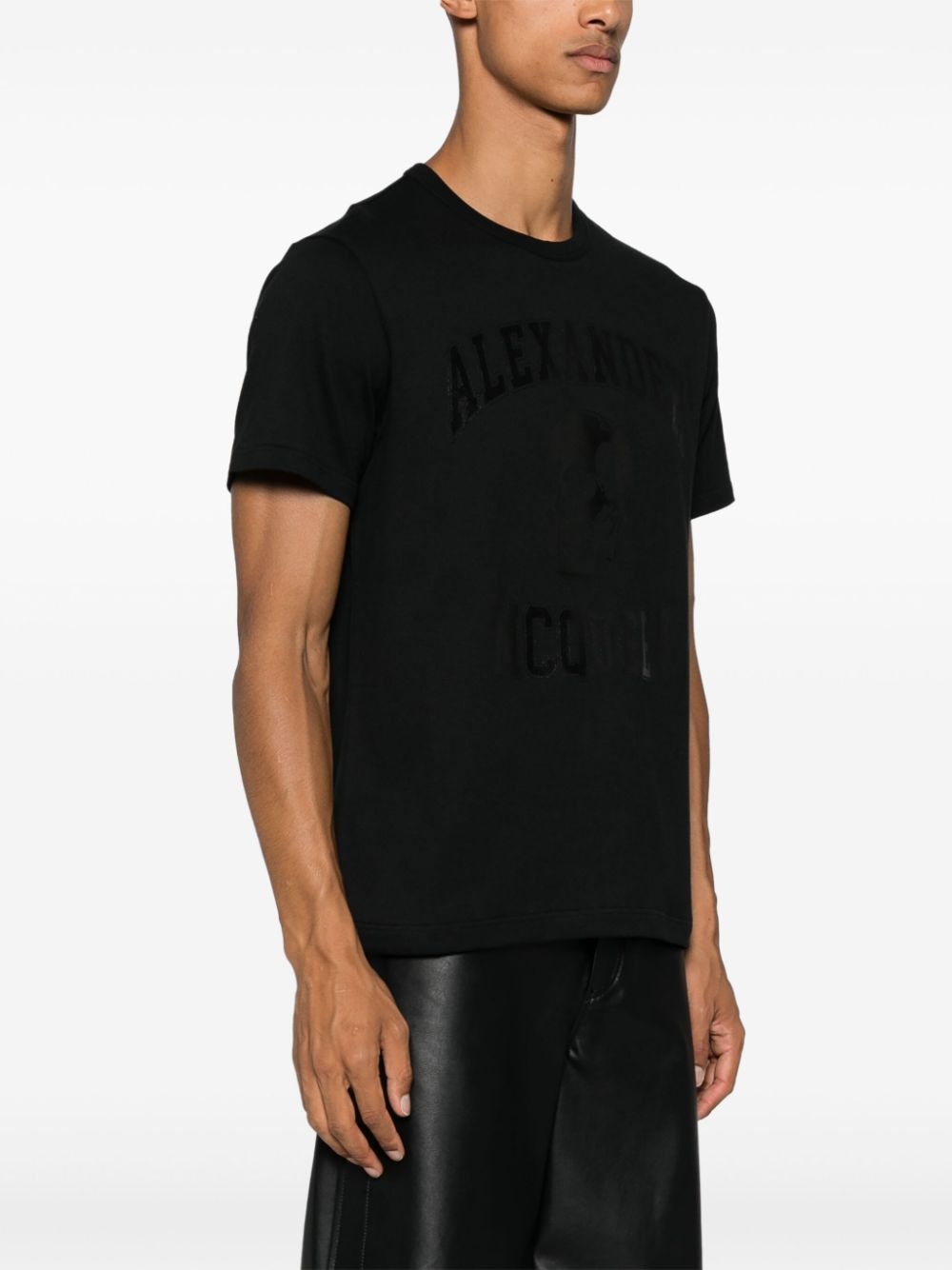 faded-logo cotton t-shirt - 3
