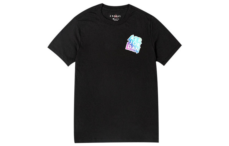 Air Jordan All-Star Color Label Printing Basketball Short Sleeve Black CD5639-010 - 1