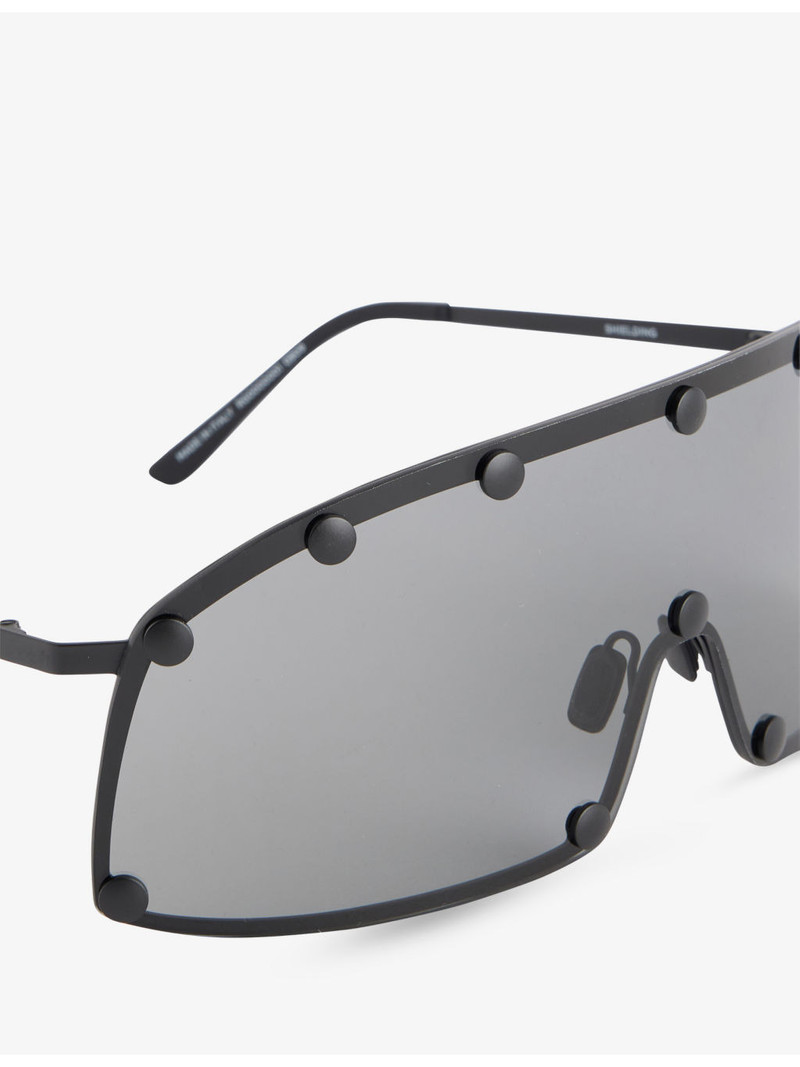Rick Owens Shielding Stainless Steel Sunglasses outlook