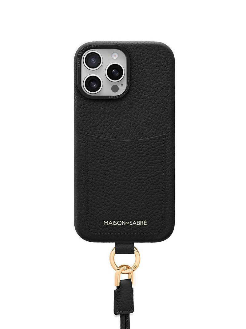 Sling leather iPhone 16 Pro Max phone case 3
