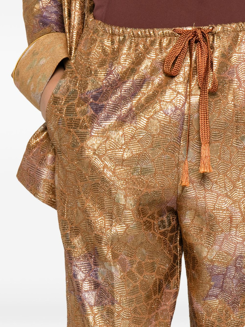 floral print drawstring trousers 5