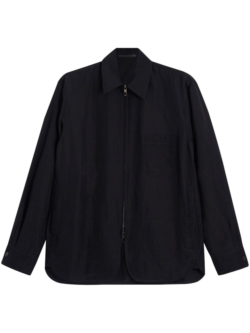 zip-up shirt - 1