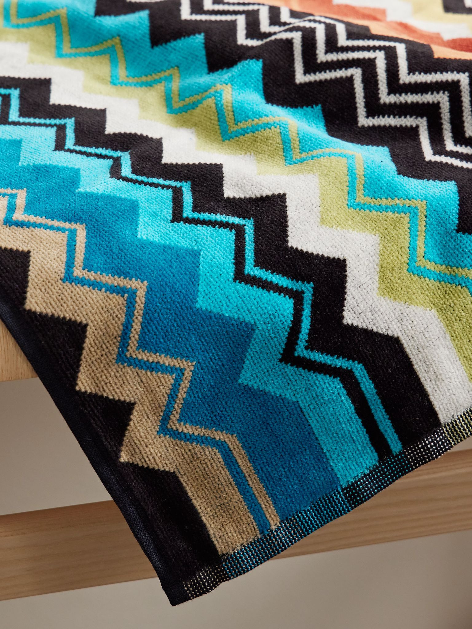 Giacomo set of five striped jacquard-knit cotton-terry towels Multi - 3