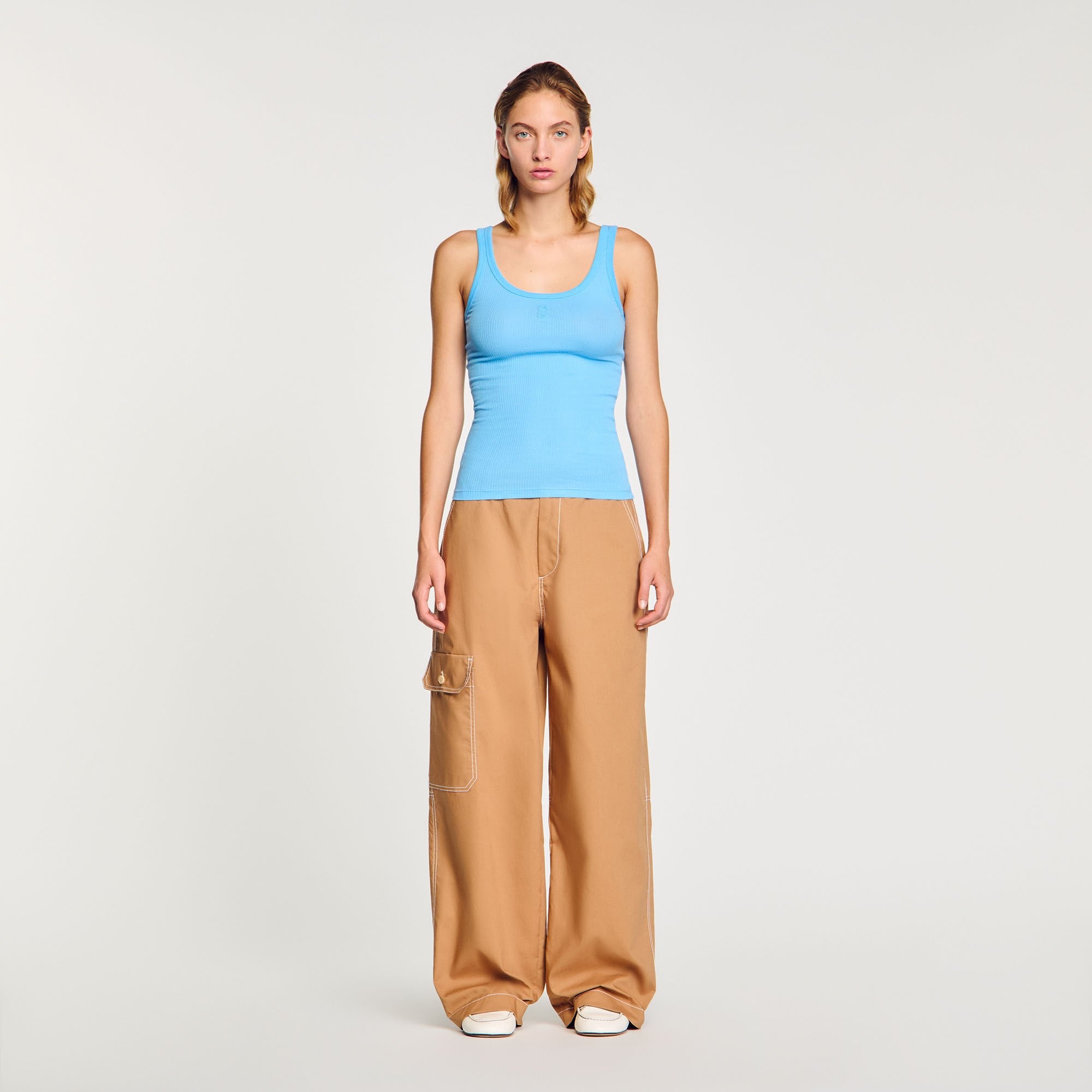 RIBBED VEST TOP - 2